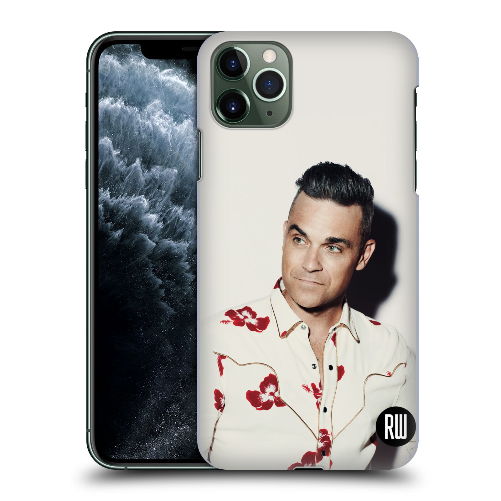 Zadní obal pro mobil Apple Iphone 11 PRO MAX - HEAD CASE - Zpěvák Robbie Williams - Foto 1