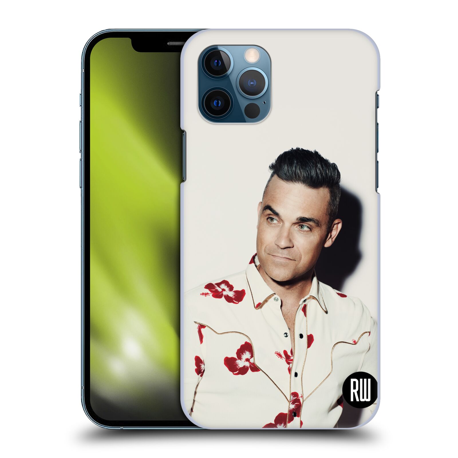 Zadní obal pro mobil Apple iPhone 12 / iPhone 12 Pro - HEAD CASE - Zpěvák Robbie Williams - Foto 1