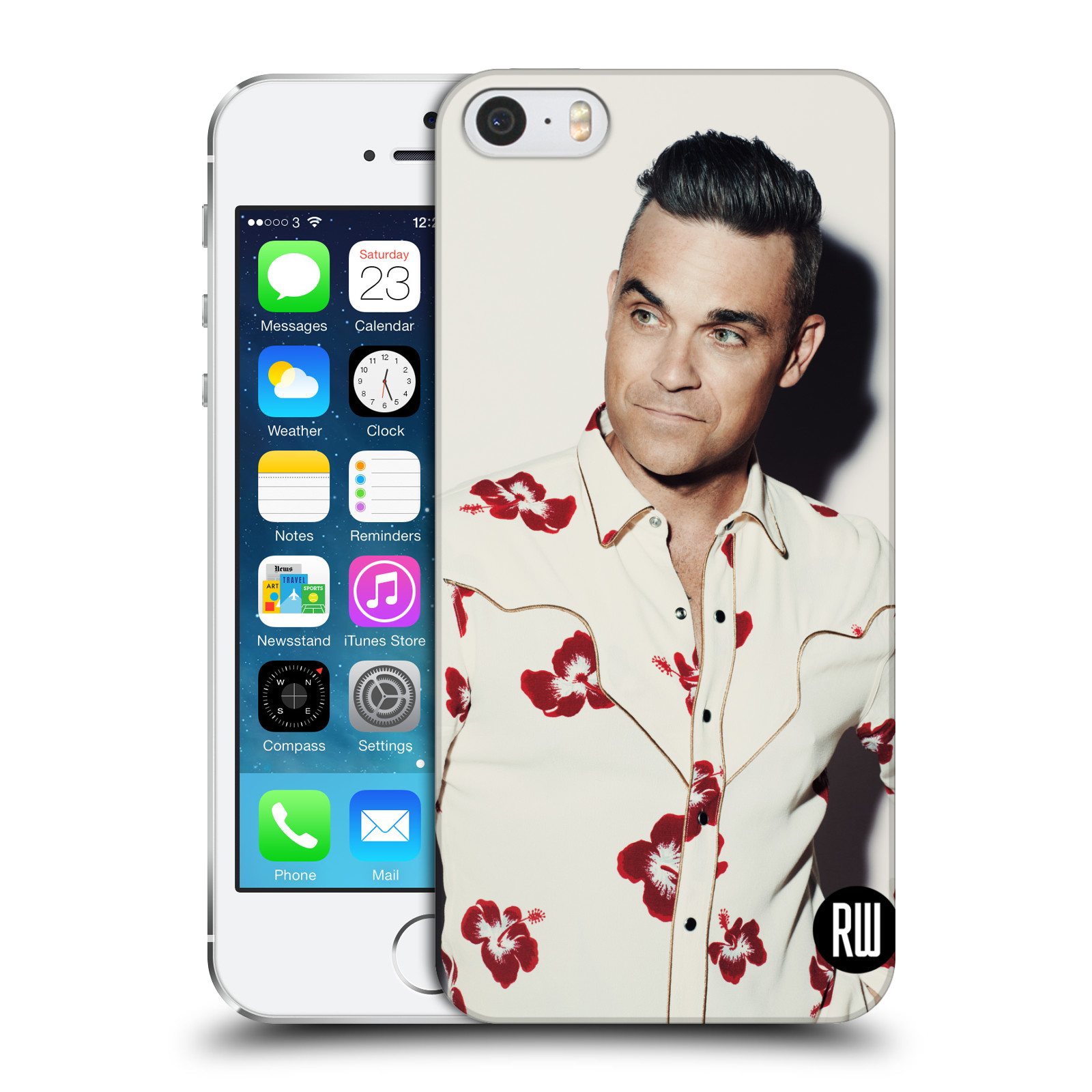 Zadní obal pro mobil Apple Iphone 5/5S/SE 2015 - HEAD CASE - Zpěvák Robbie Williams - Foto 1