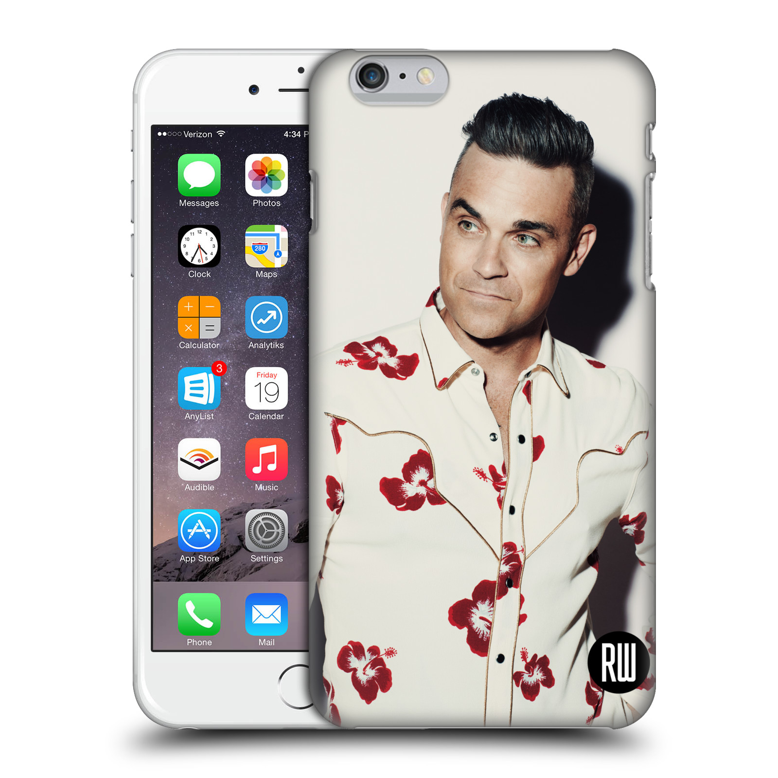 Zadní obal pro mobil Apple Iphone 6 PLUS / 6S PLUS - HEAD CASE - Zpěvák Robbie Williams - Foto 1
