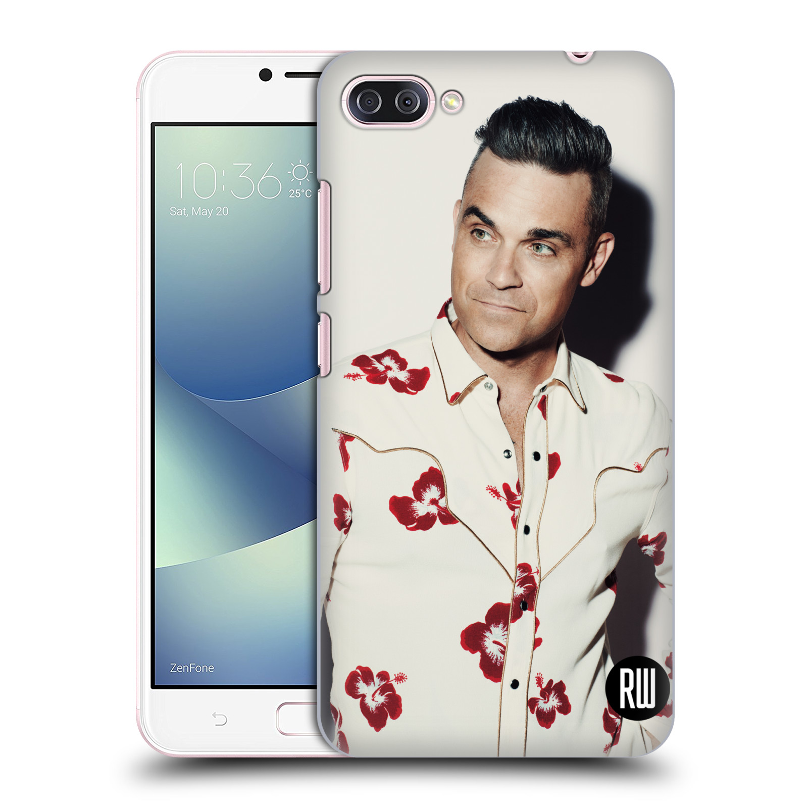 Zadní obal pro mobil Asus Zenfone 4 MAX / 4 MAX PRO (ZC554KL) - HEAD CASE - Zpěvák Robbie Williams - Foto 1