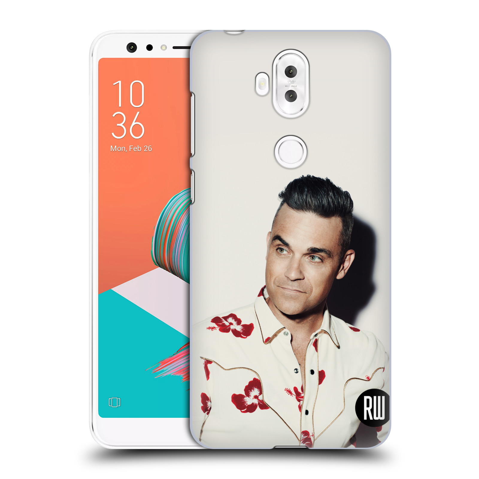 Zadní obal pro mobil Asus Zenfone 5 Lite ZC600KL - HEAD CASE - Zpěvák Robbie Williams - Foto 1