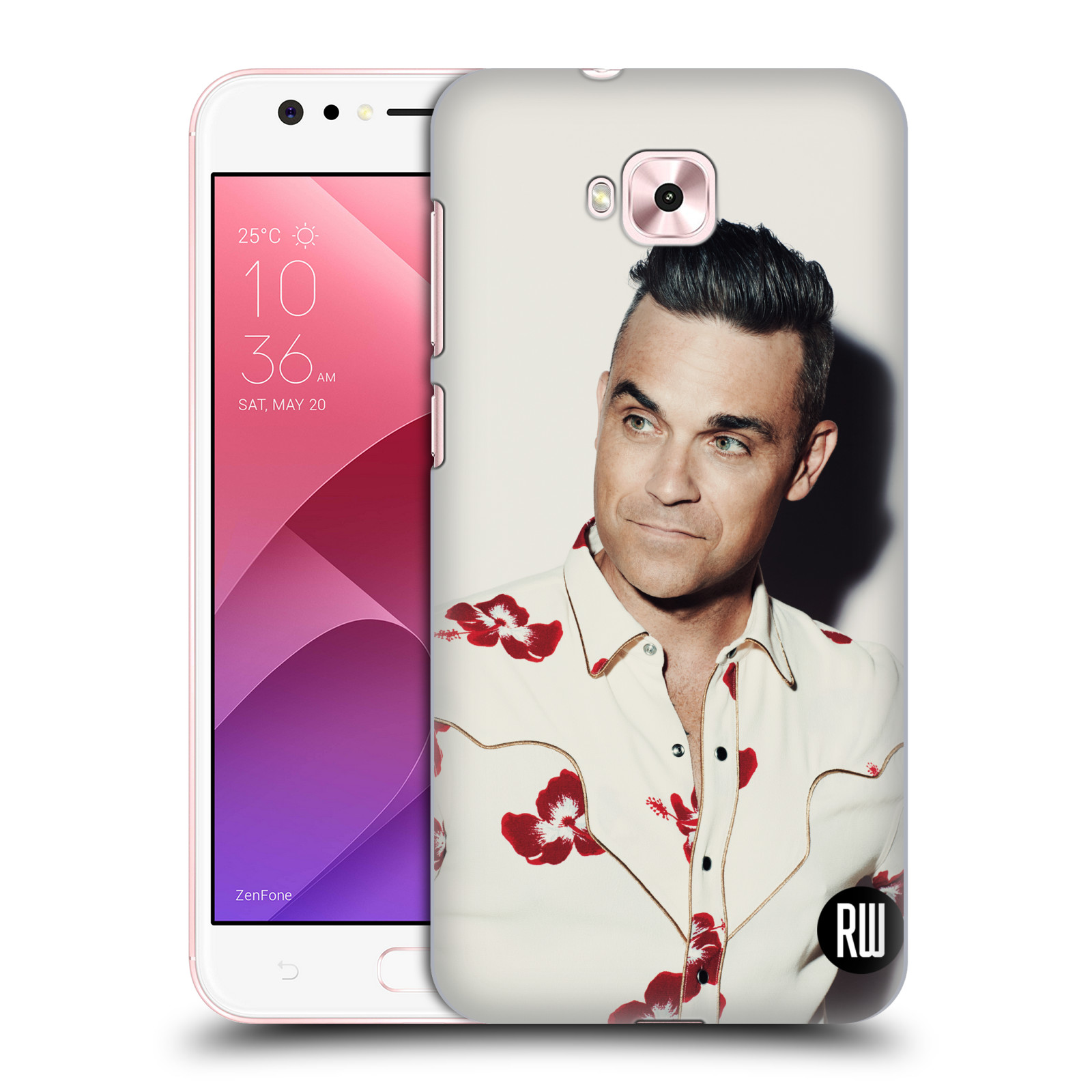 Zadní obal pro mobil Asus Zenfone 4 Selfie ZD553KL - HEAD CASE - Zpěvák Robbie Williams - Foto 1