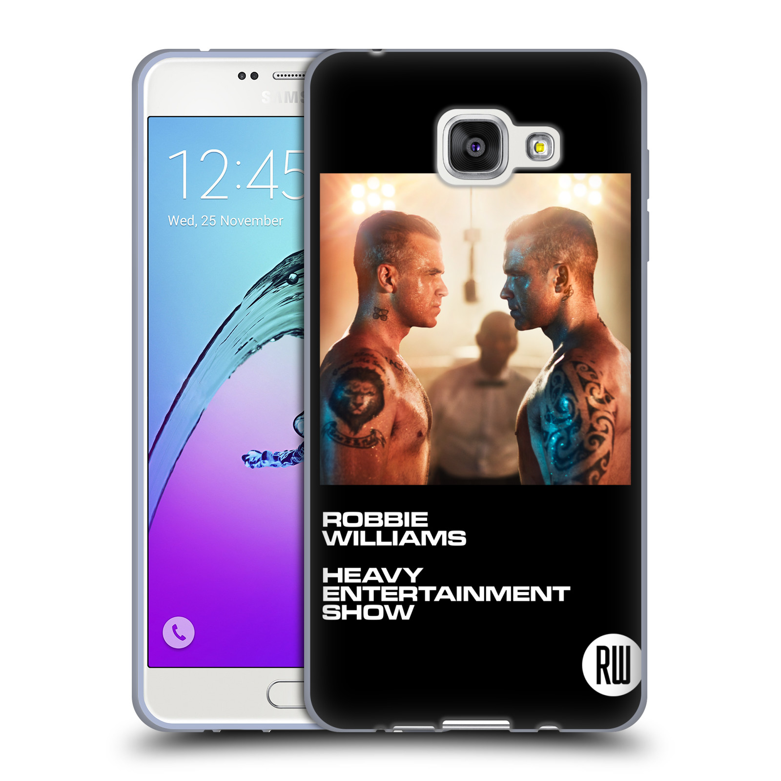 HEAD CASE silikonový obal na mobil Samsung Galaxy A7 2016 (A710) zpěvák Robbie Williams souboj