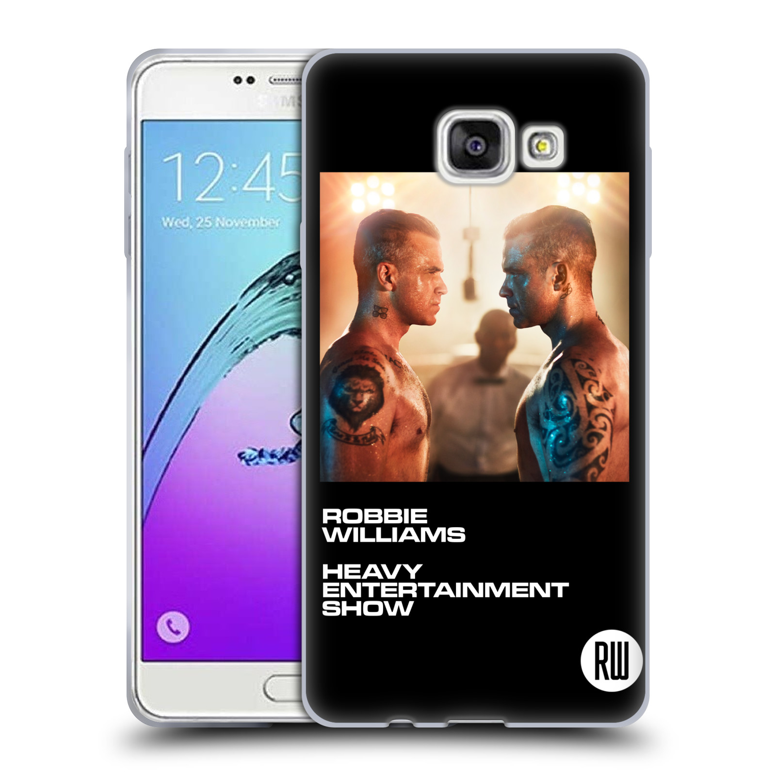 HEAD CASE silikonový obal na mobil Samsung Galaxy A7 2017 (A720) zpěvák Robbie Williams souboj