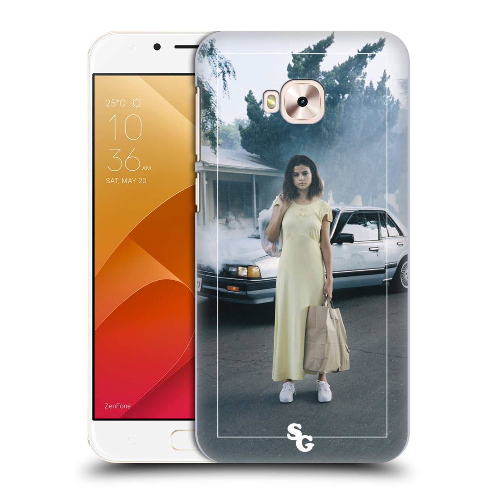 Zadní obal pro mobil Asus Zenfone 4 Selfie Pro ZD552KL - HEAD CASE - Zpěvačka Selena Gomez Album