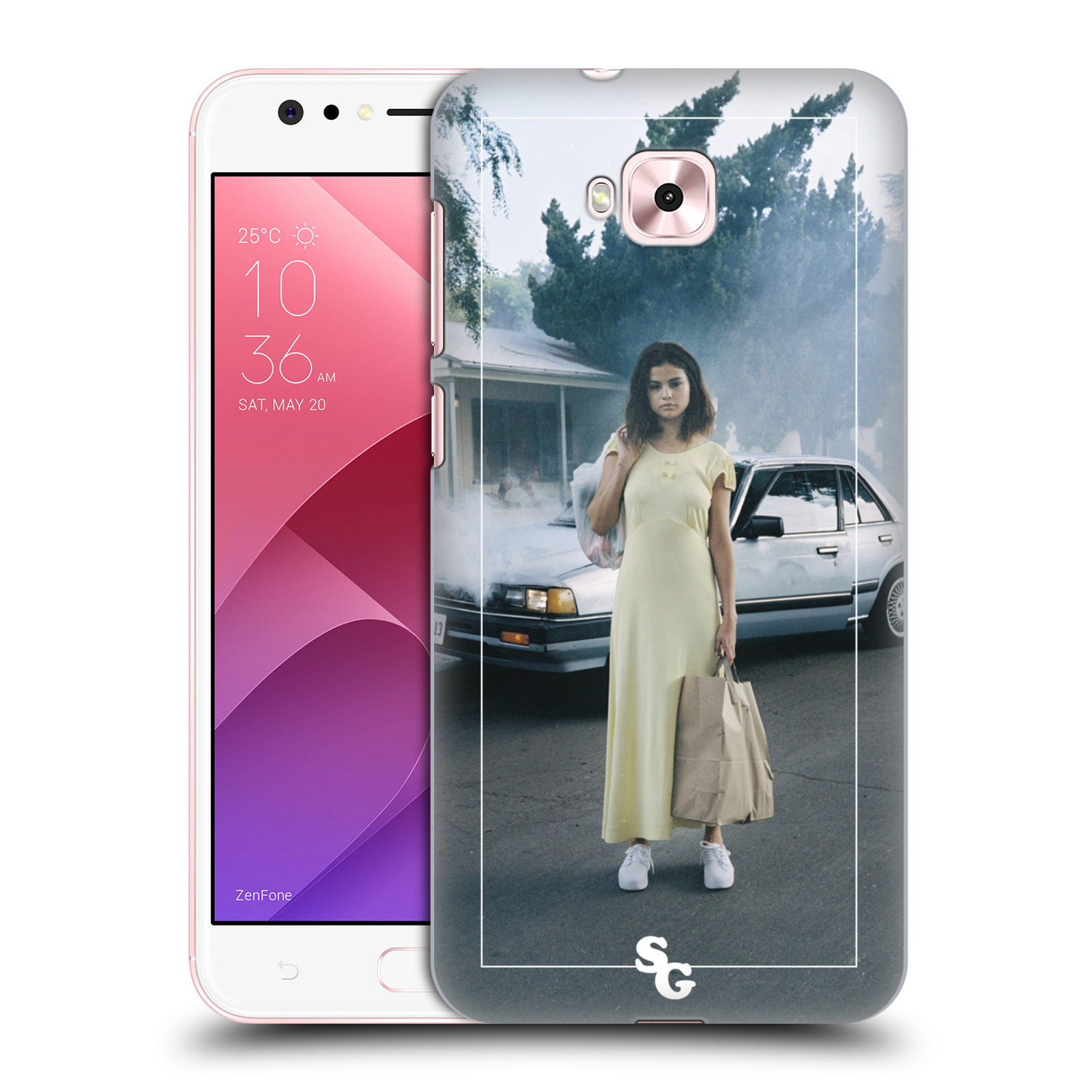 Zadní obal pro mobil Asus Zenfone 4 Selfie ZD553KL - HEAD CASE - Zpěvačka Selena Gomez Album