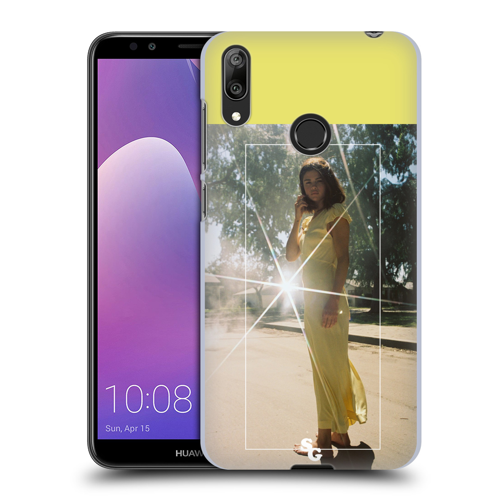 Pouzdro na mobil Huawei Y7 2019 - Head Case - Zpěvačka Selena Gomez Fetish odlesk