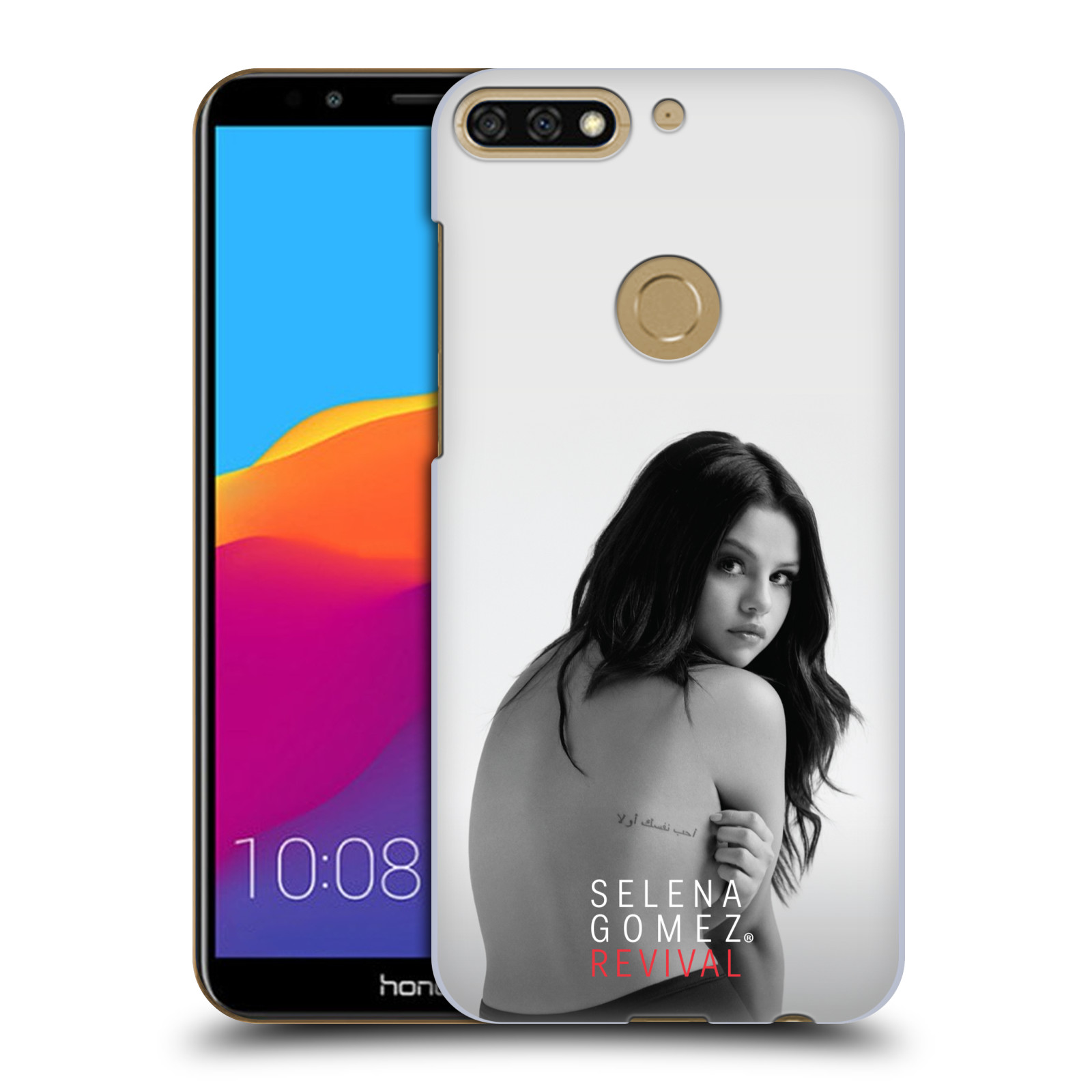 HEAD CASE plastový obal na mobil Honor 7c Zpěvačka Selena Gomez foto Revival zadní strana