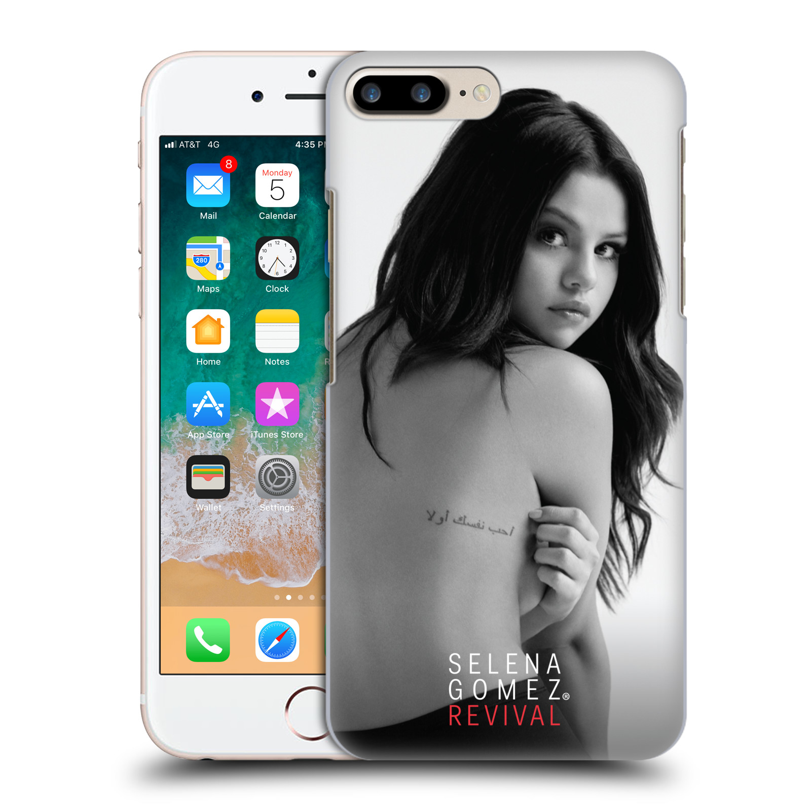 Plastové pouzdro pro mobil Apple Iphone 8 PLUS Zpěvačka Selena Gomez foto Revival zadní strana
