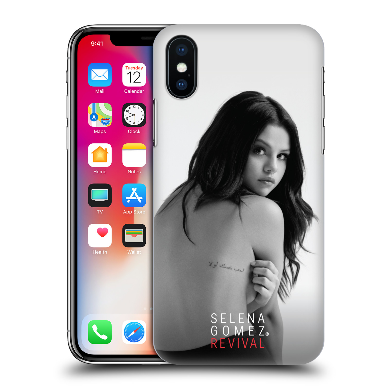 HEAD CASE plastový obal na mobil Apple Iphone X / XS Zpěvačka Selena Gomez foto Revival zadní strana