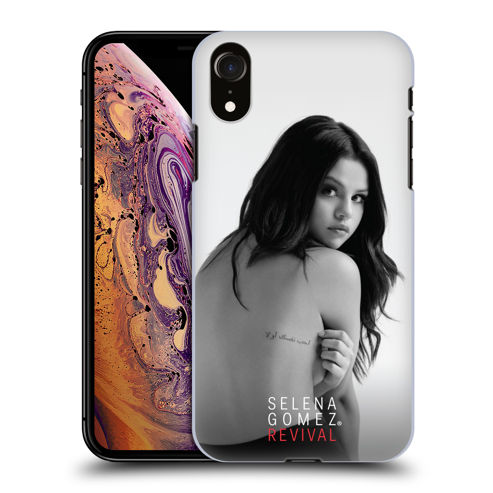HEAD CASE plastový obal na mobil Apple Iphone XR Zpěvačka Selena Gomez foto Revival zadní strana
