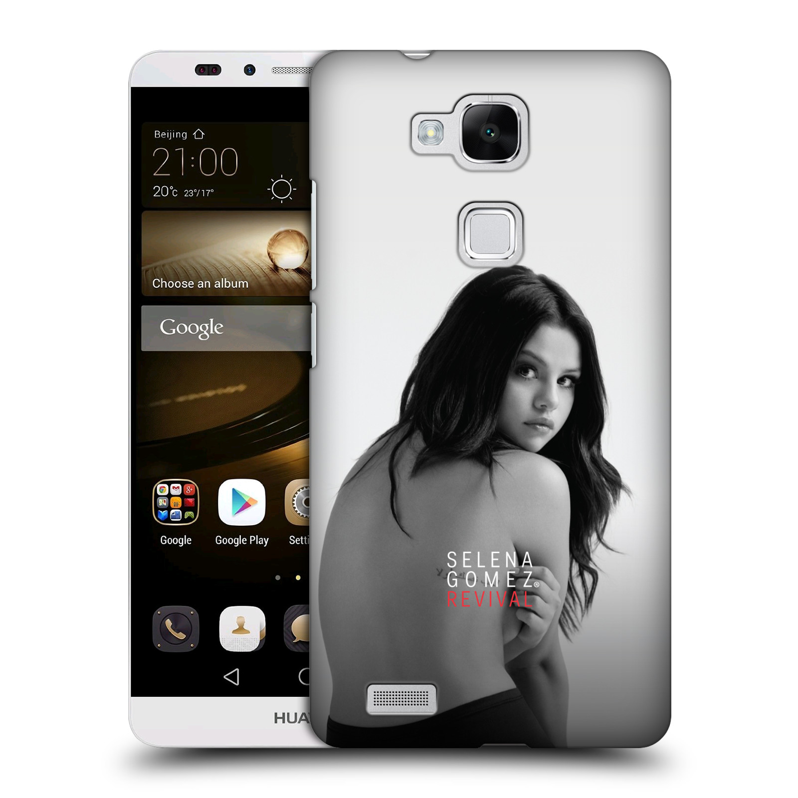 HEAD CASE plastový obal na mobil Huawei Mate 7 Zpěvačka Selena Gomez foto Revival zadní strana