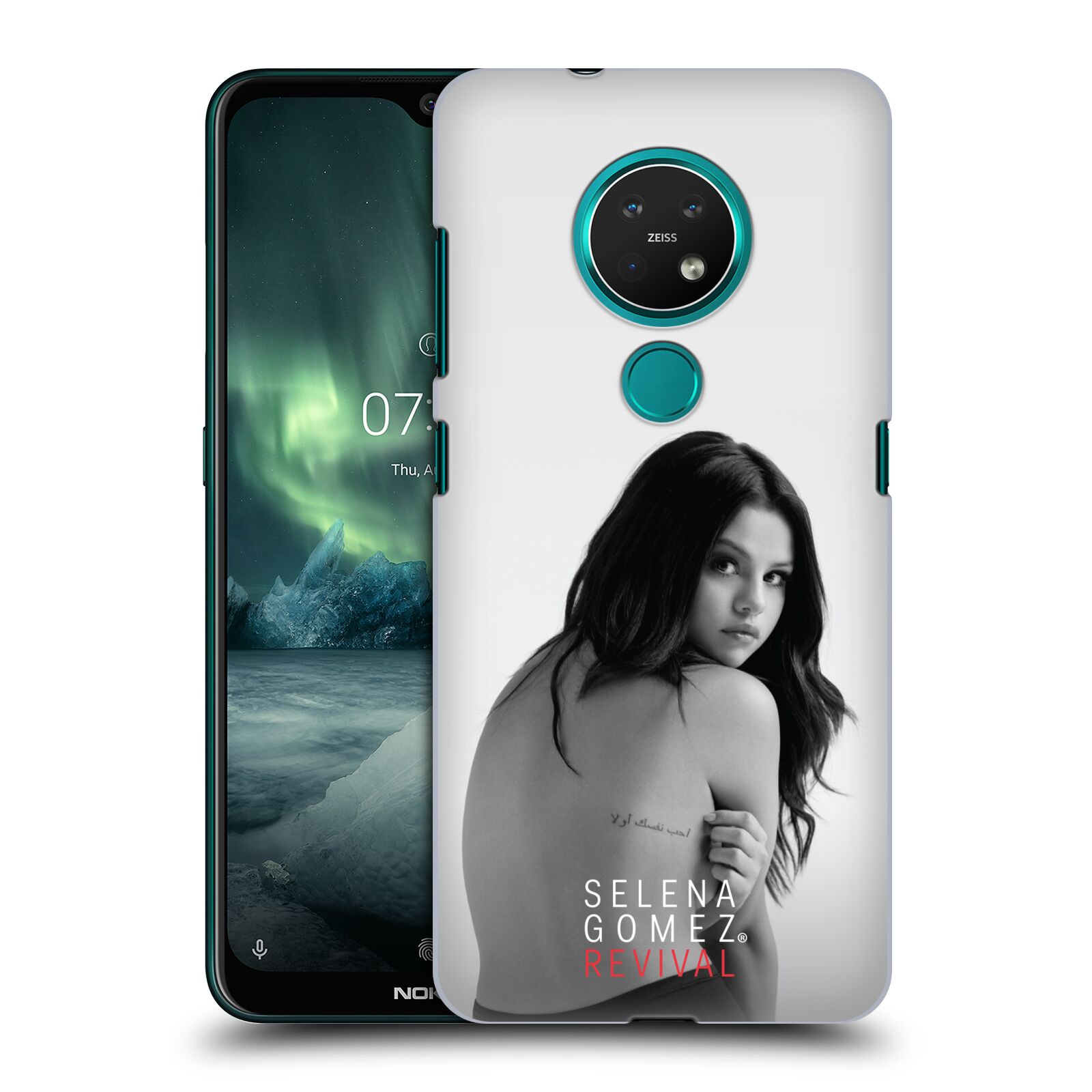 Pouzdro na mobil NOKIA 7.2 - HEAD CASE - Zpěvačka Selena Gomez foto Revival zadní strana