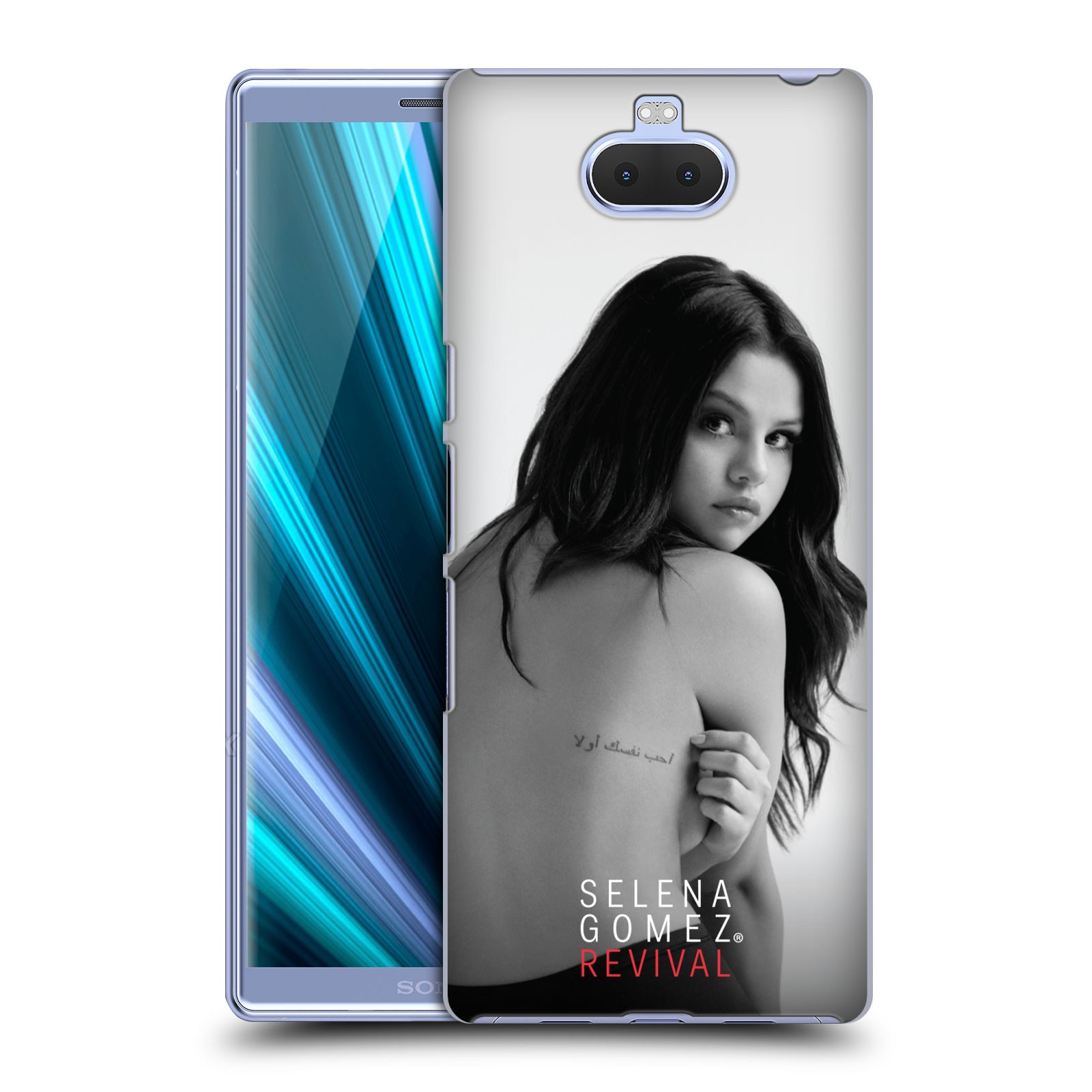 Pouzdro na mobil Sony Xperia 10 - Head Case - Zpěvačka Selena Gomez foto Revival zadní strana