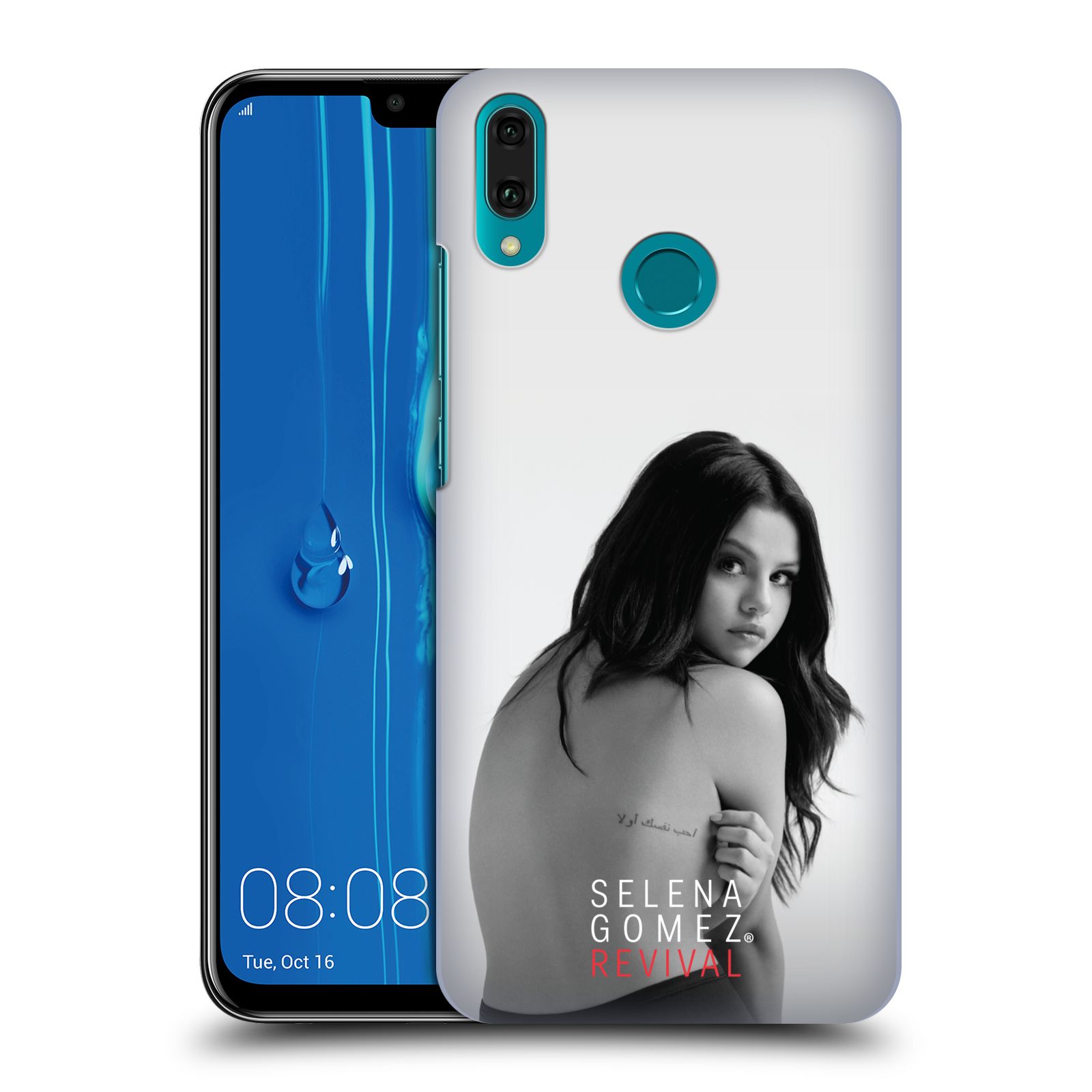 Pouzdro na mobil Huawei Y9 2019 - HEAD CASE - Zpěvačka Selena Gomez foto Revival zadní strana