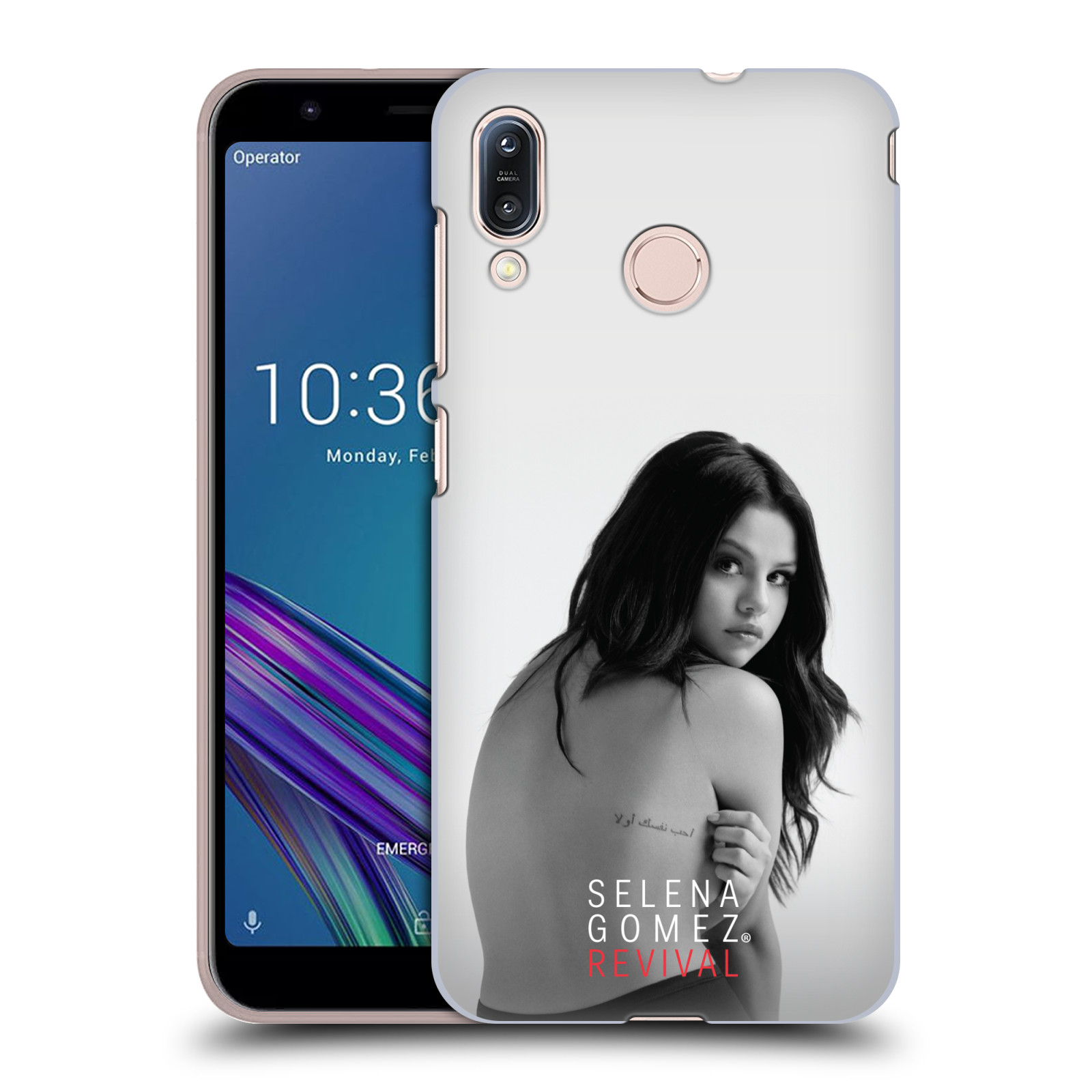 Pouzdro na mobil Asus Zenfone Max M1 (ZB555KL) - HEAD CASE - Zpěvačka Selena Gomez foto Revival zadní strana