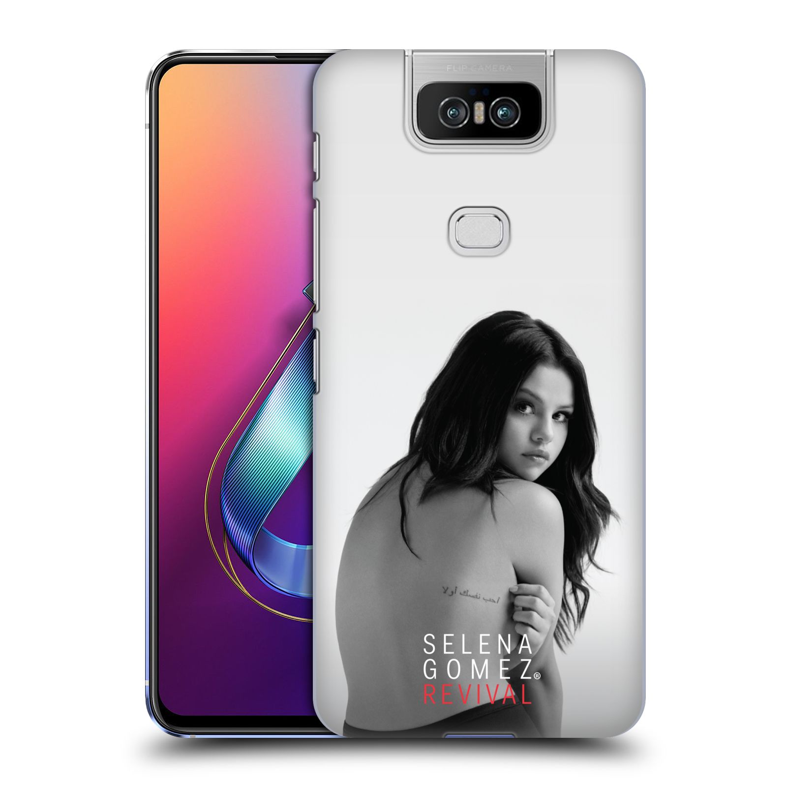 Pouzdro na mobil Asus Zenfone 6 ZS630KL - HEAD CASE - Zpěvačka Selena Gomez foto Revival zadní strana