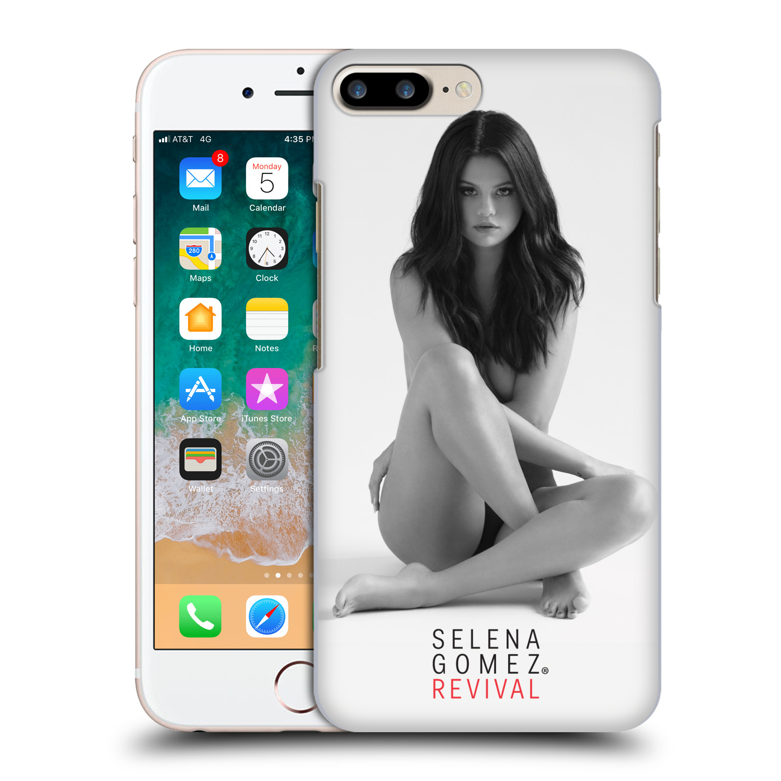 Plastové pouzdro pro mobil Apple Iphone 8 PLUS Zpěvačka Selena Gomez foto Revival