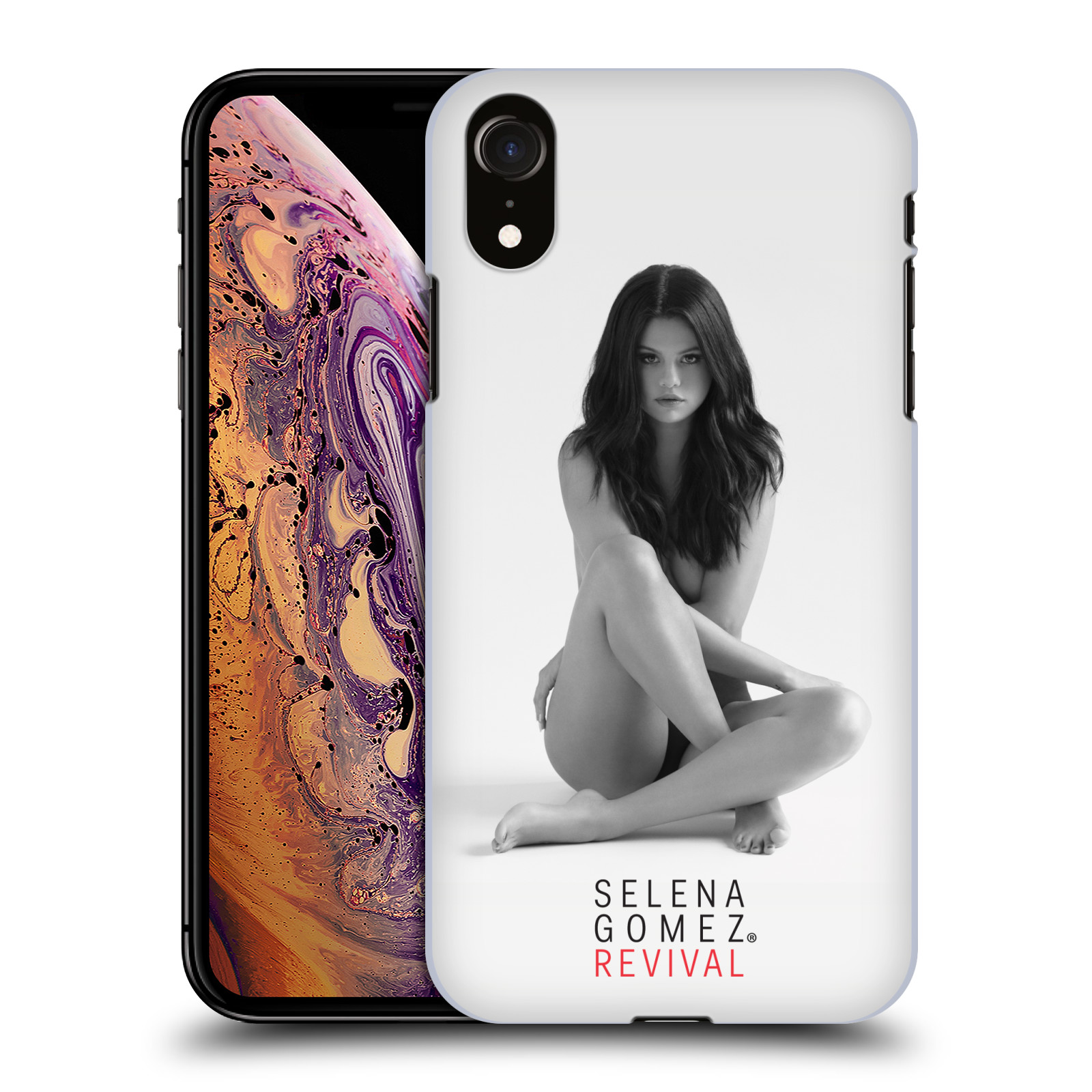 HEAD CASE plastový obal na mobil Apple Iphone XR Zpěvačka Selena Gomez foto Revival