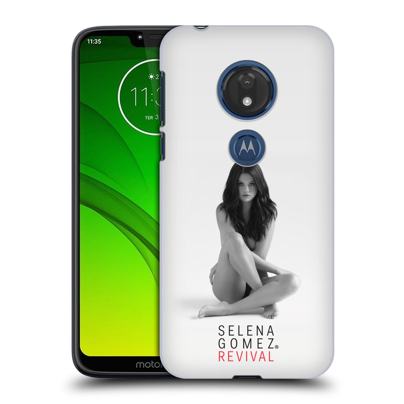 Pouzdro na mobil Motorola Moto G7 Play Zpěvačka Selena Gomez foto Revival