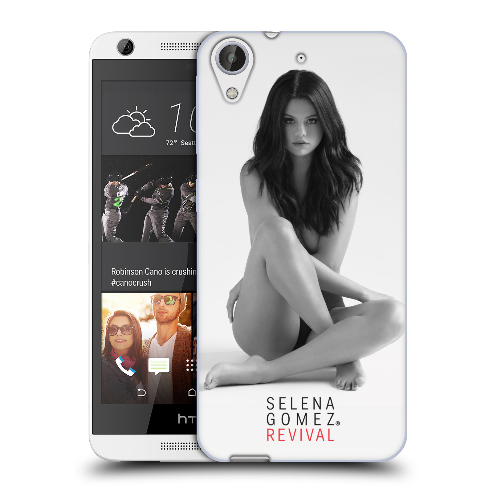 HEAD CASE silikonový obal na mobil HTC Desire 626 Zpěvačka Selena Gomez foto Revival