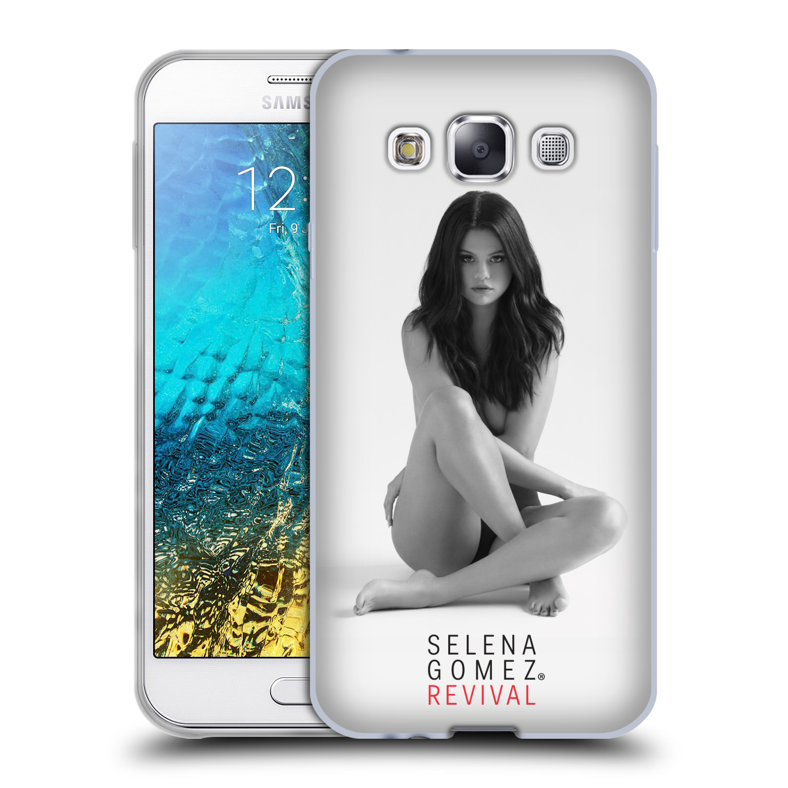 HEAD CASE silikonový obal na mobil Samsung Galaxy E5 Zpěvačka Selena Gomez foto Revival