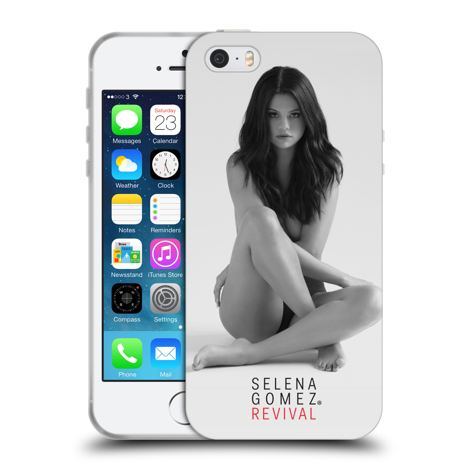 HEAD CASE silikonový obal na mobil Apple Iphone 5/5S Zpěvačka Selena Gomez foto Revival