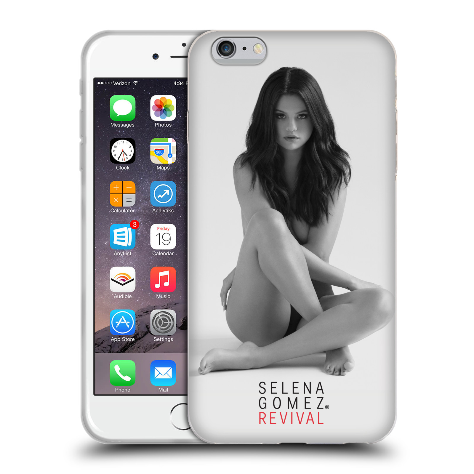 HEAD CASE silikonový obal na mobil Apple Iphone 6/6S PLUS Zpěvačka Selena Gomez foto Revival