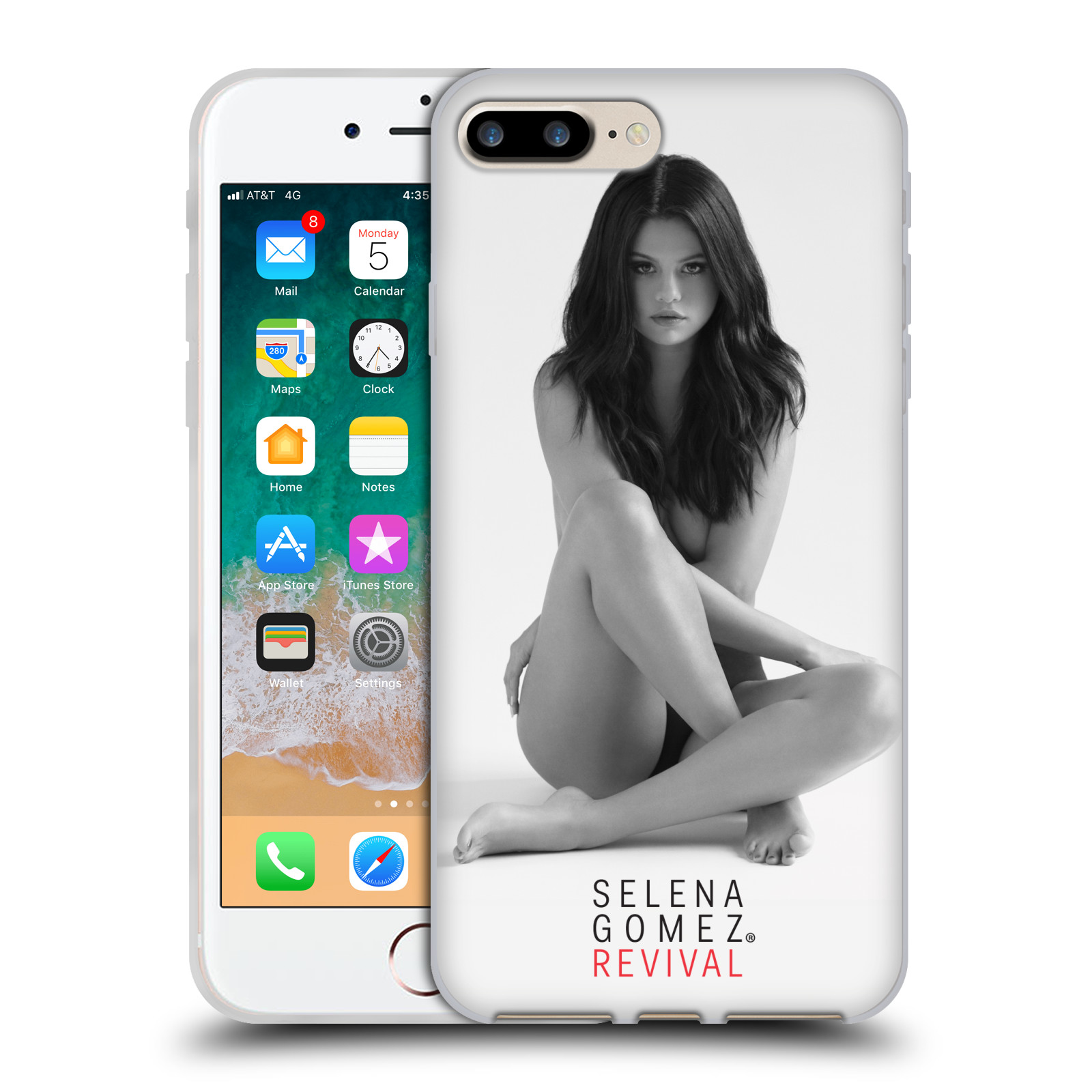 HEAD CASE silikonový obal na mobil Apple Iphone 7 PLUS Zpěvačka Selena Gomez foto Revival