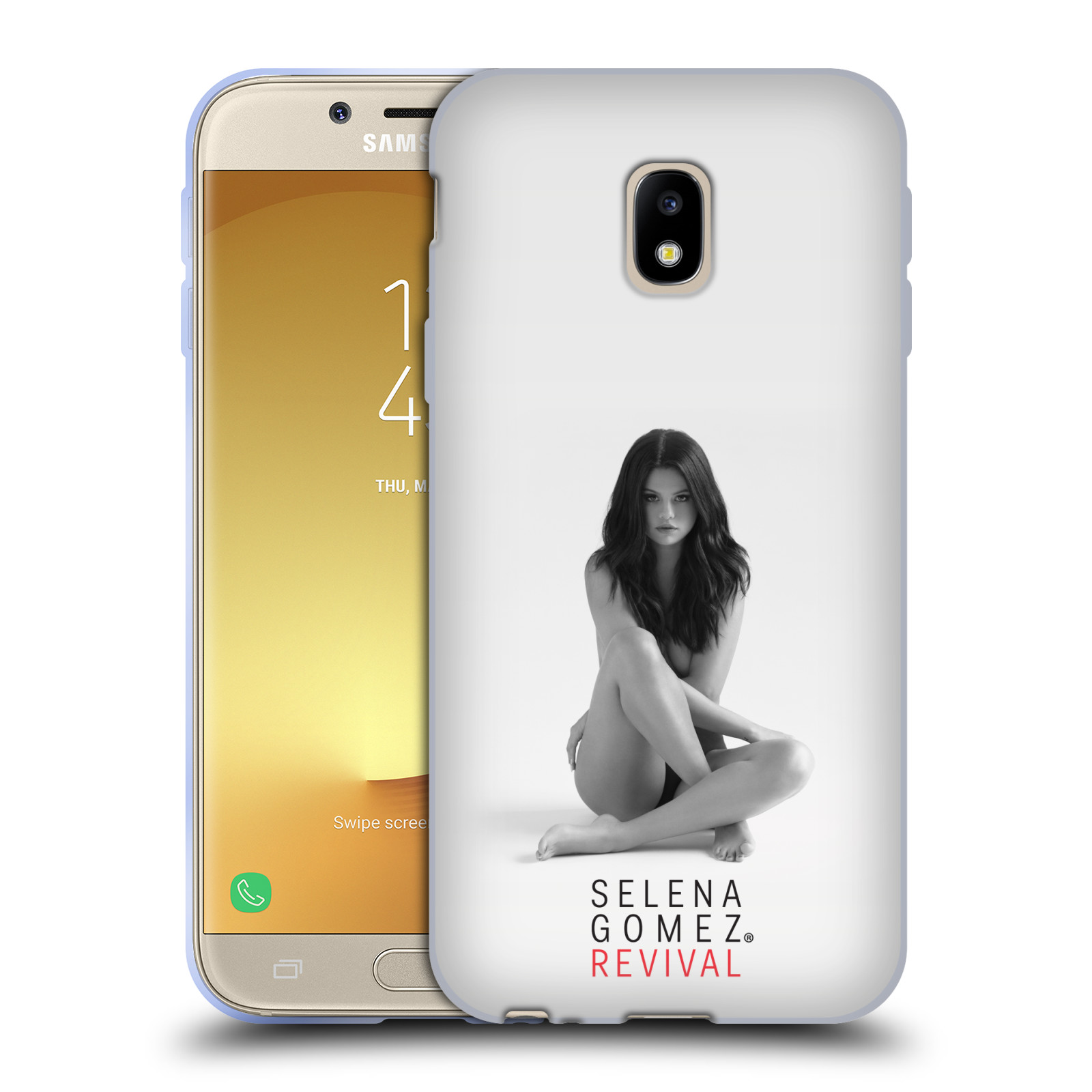 HEAD CASE silikonový obal na mobil Samsung Galaxy J3 2017 (J330, J330F) Zpěvačka Selena Gomez foto Revival