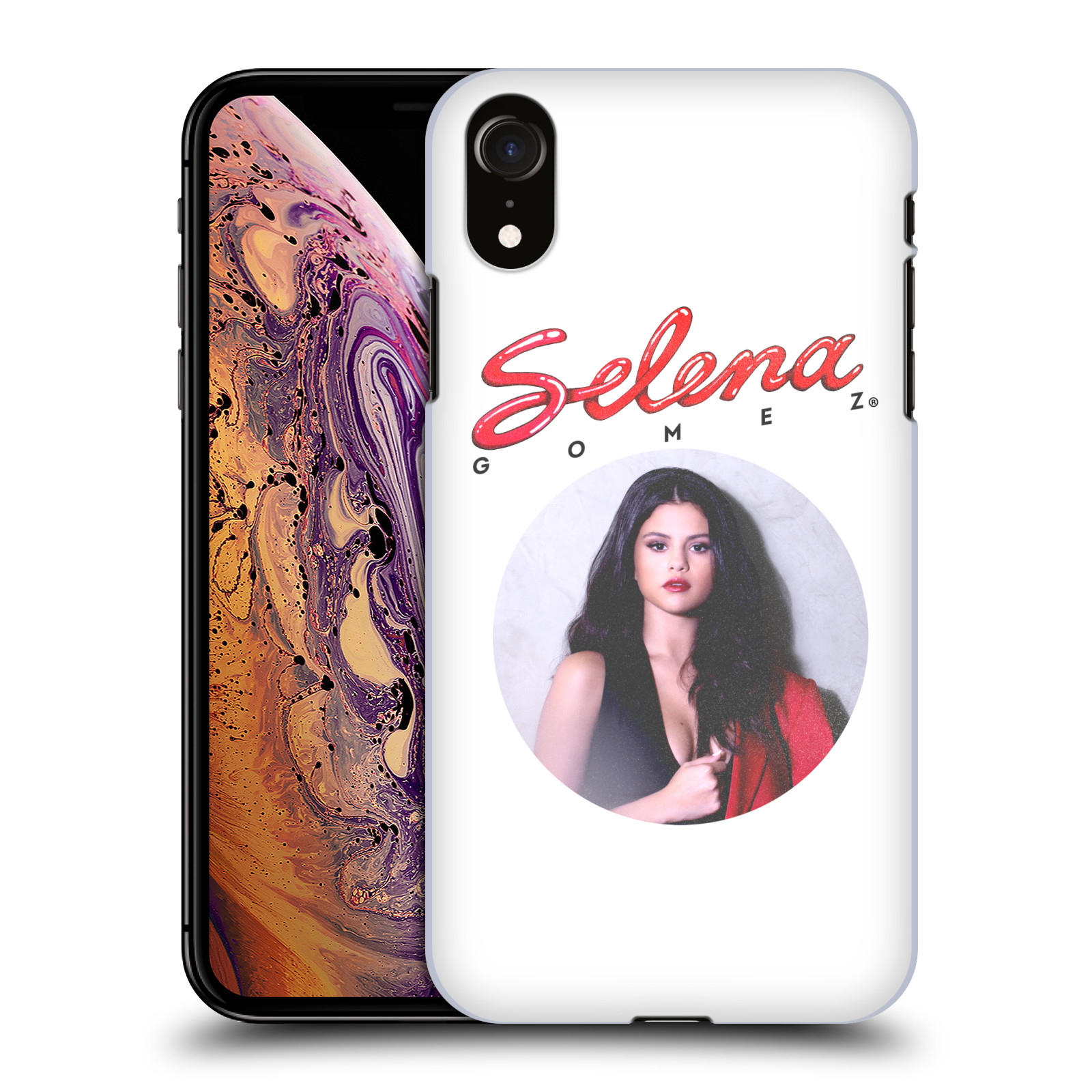 HEAD CASE plastový obal na mobil Apple Iphone XR Zpěvačka Selena Gomez foto Kill Em with Kindness