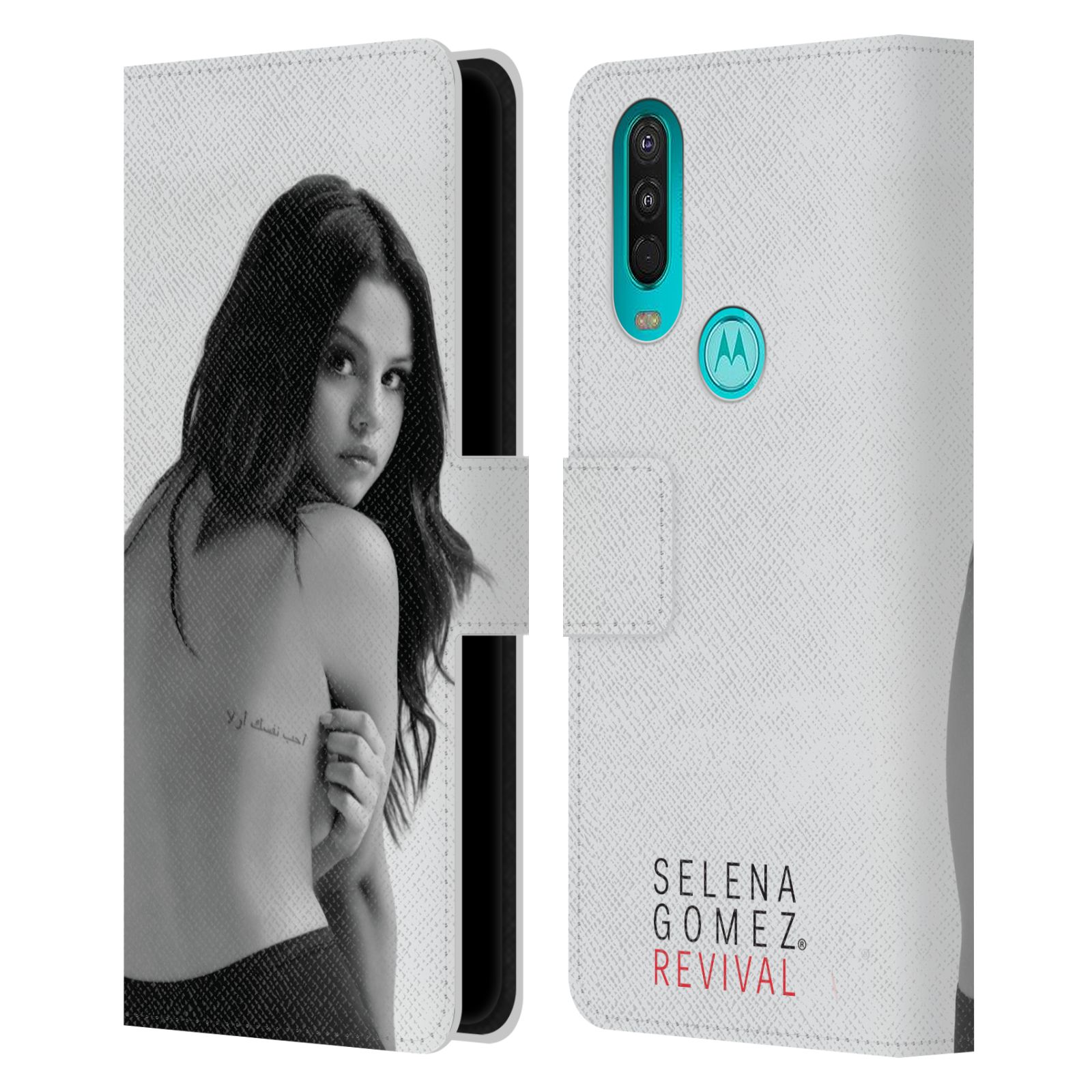 Pouzdro HEAD CASE na mobil Motorola One Action  Selena Gomez - foto pohled