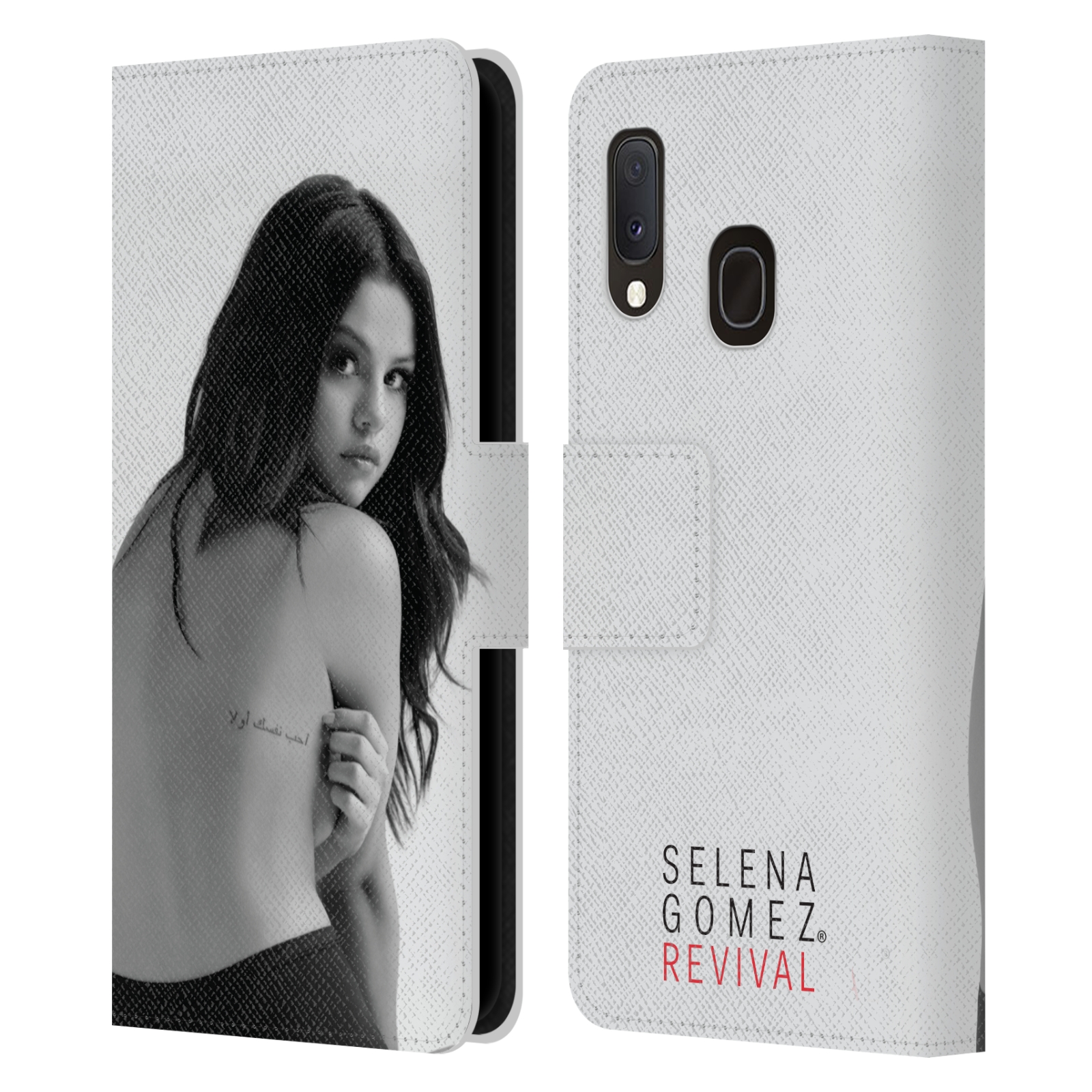 Pouzdro na mobil Samsung Galaxy A20e - Head Case - Selena Gomez - foto pohled