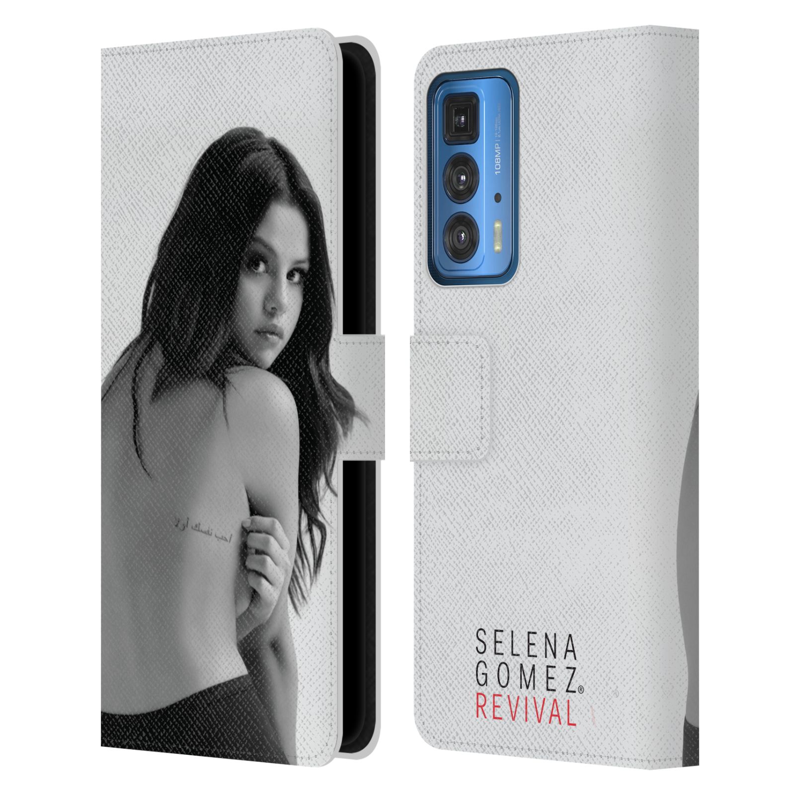 Pouzdro HEAD CASE na mobil Motorola EDGE 20 PRO  Selena Gomez - foto pohled