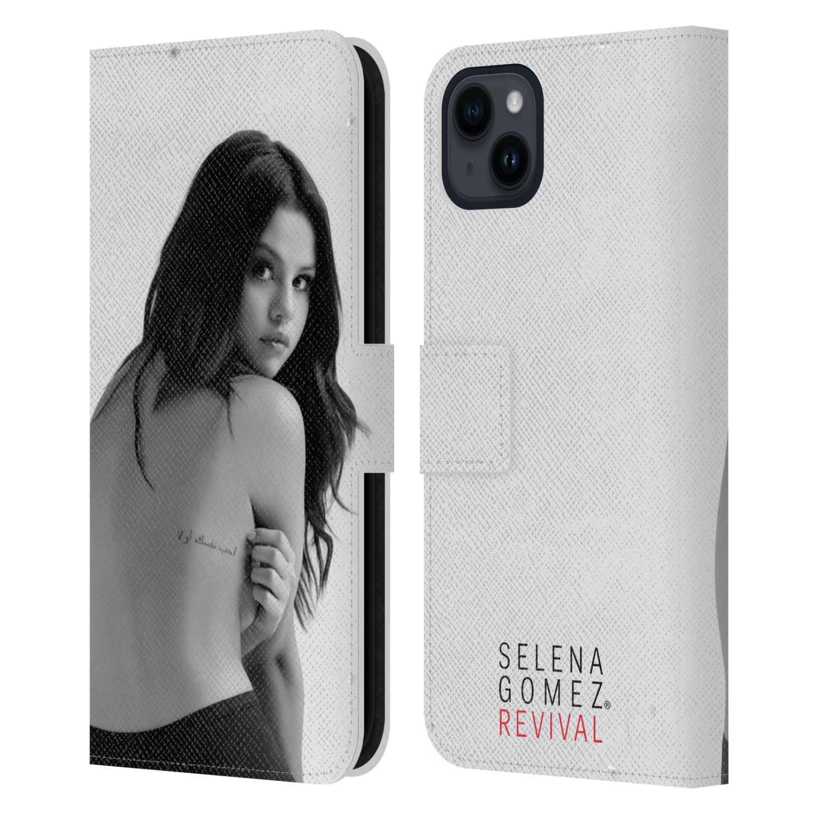 Pouzdro HEAD CASE na mobil Apple Iphone 15 PLUS  Selena Gomez - foto pohled