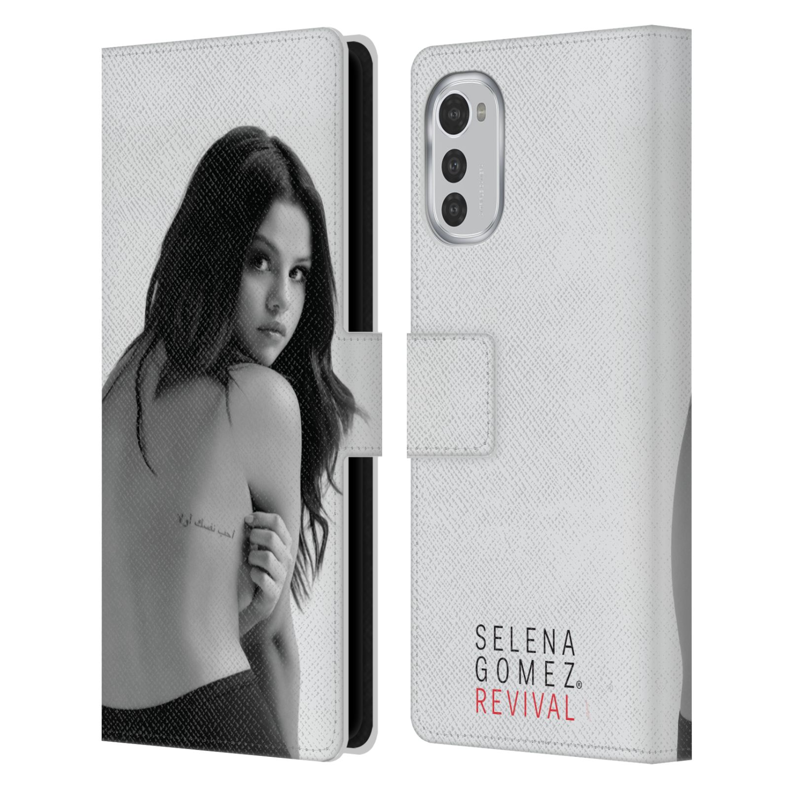 Pouzdro HEAD CASE na mobil Motorola Moto E32 / E32s  Selena Gomez - foto pohled