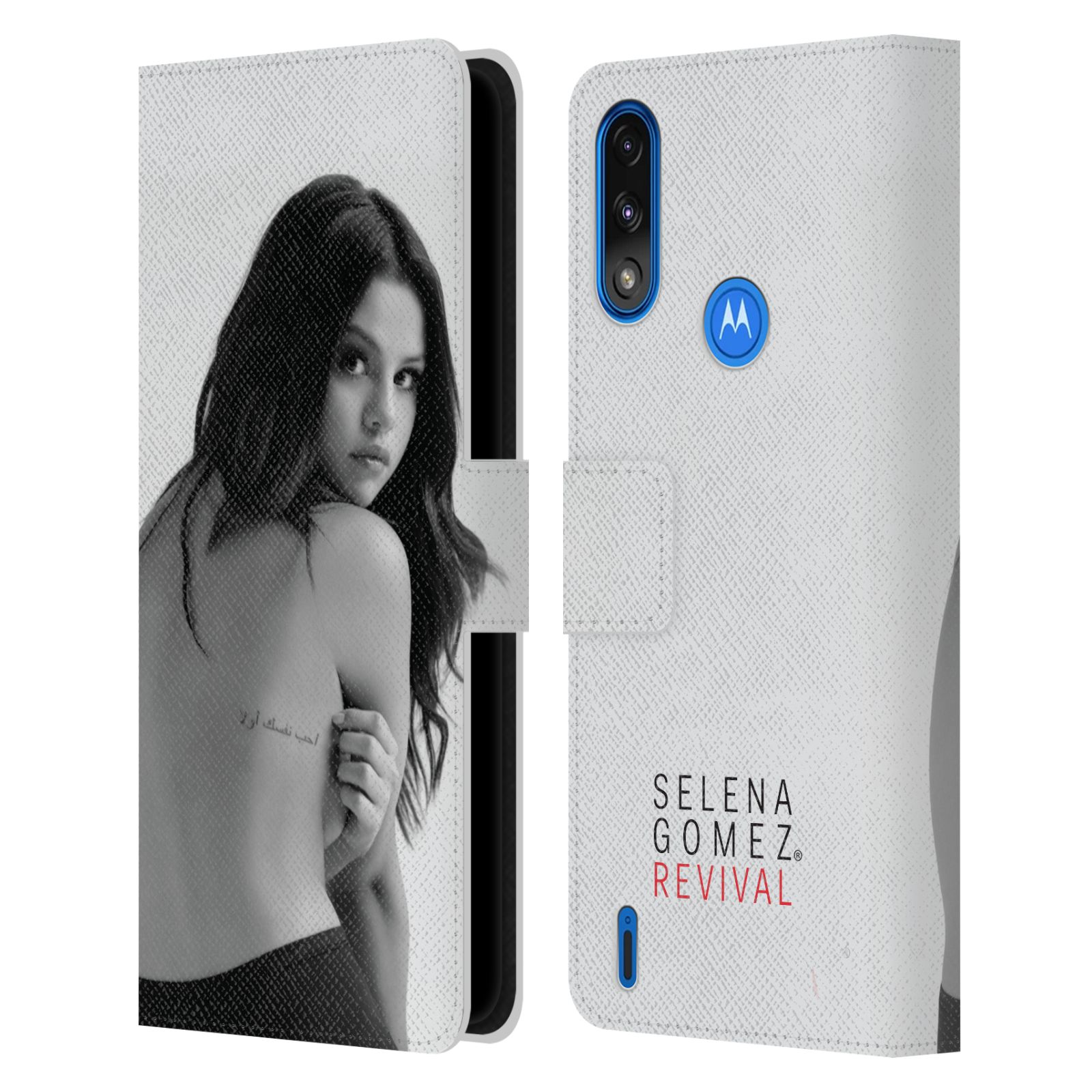 Pouzdro HEAD CASE na mobil Motorola Moto E7 POWER  Selena Gomez - foto pohled