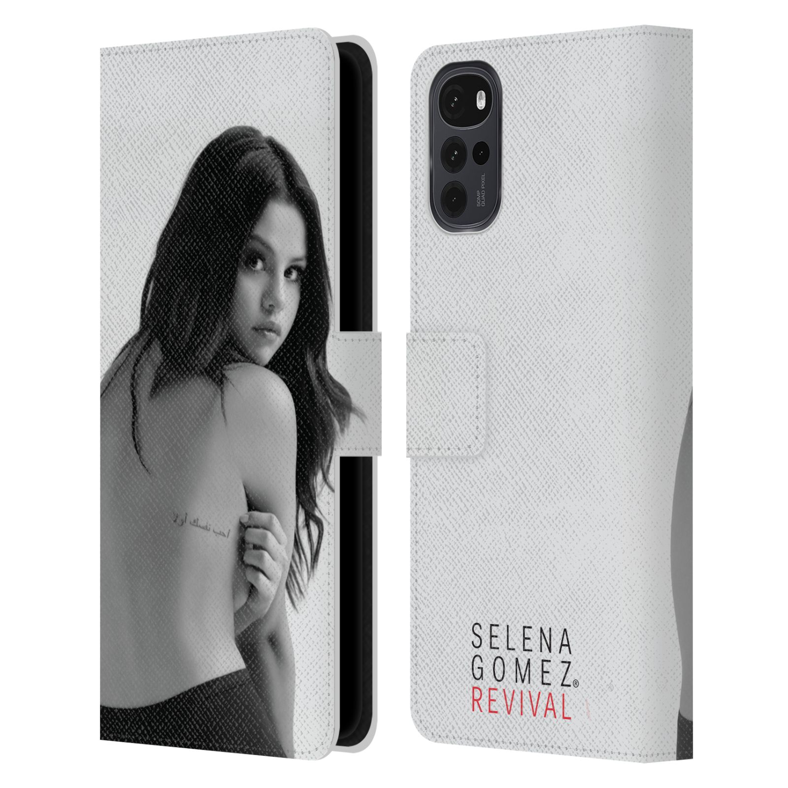 Pouzdro HEAD CASE na mobil Motorola Moto G22  Selena Gomez - foto pohled