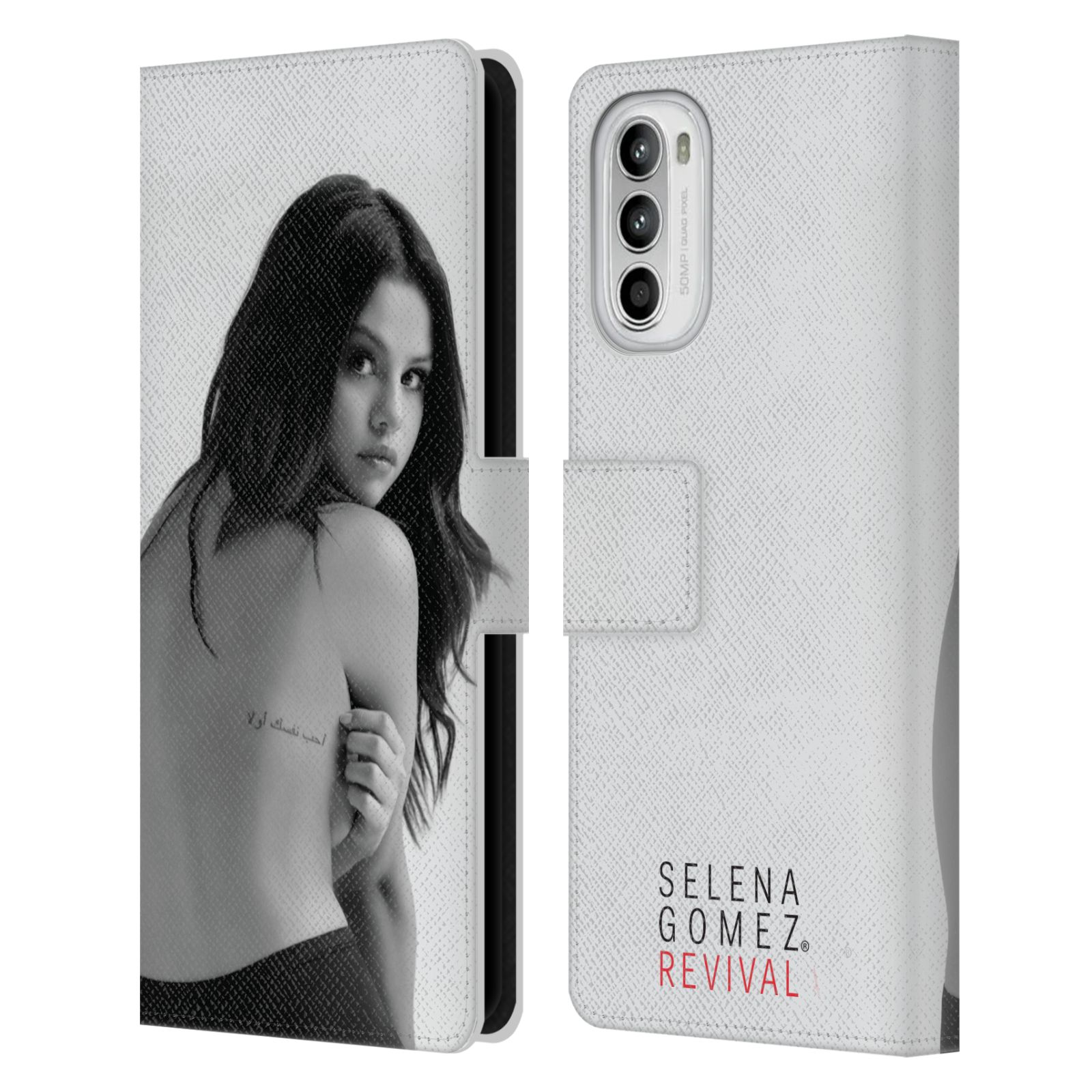 Pouzdro HEAD CASE na mobil Motorola Moto G52  Selena Gomez - foto pohled