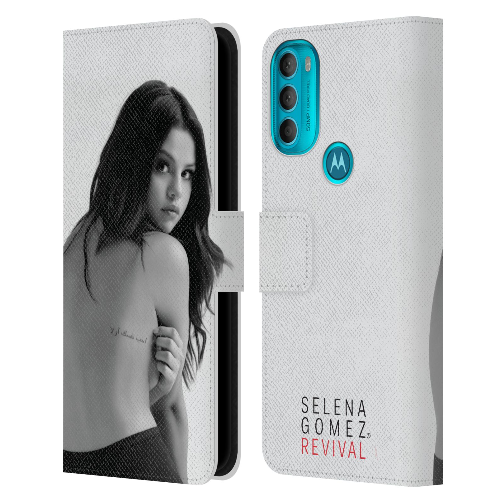 Pouzdro HEAD CASE na mobil Motorola Moto G71 5G  Selena Gomez - foto pohled