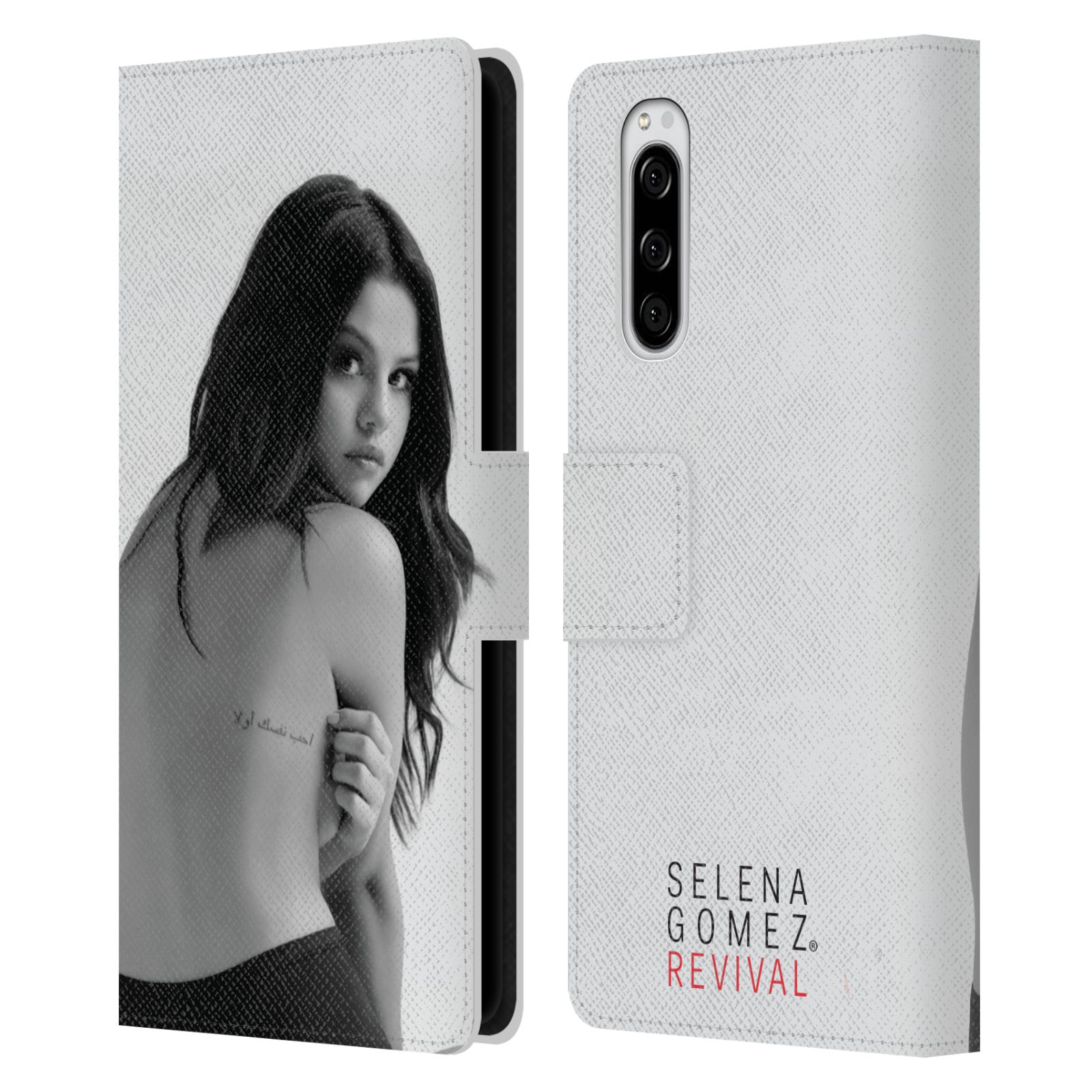 Pouzdro na mobil Sony Xperia 5 - Head Case - Selena Gomez - foto pohled