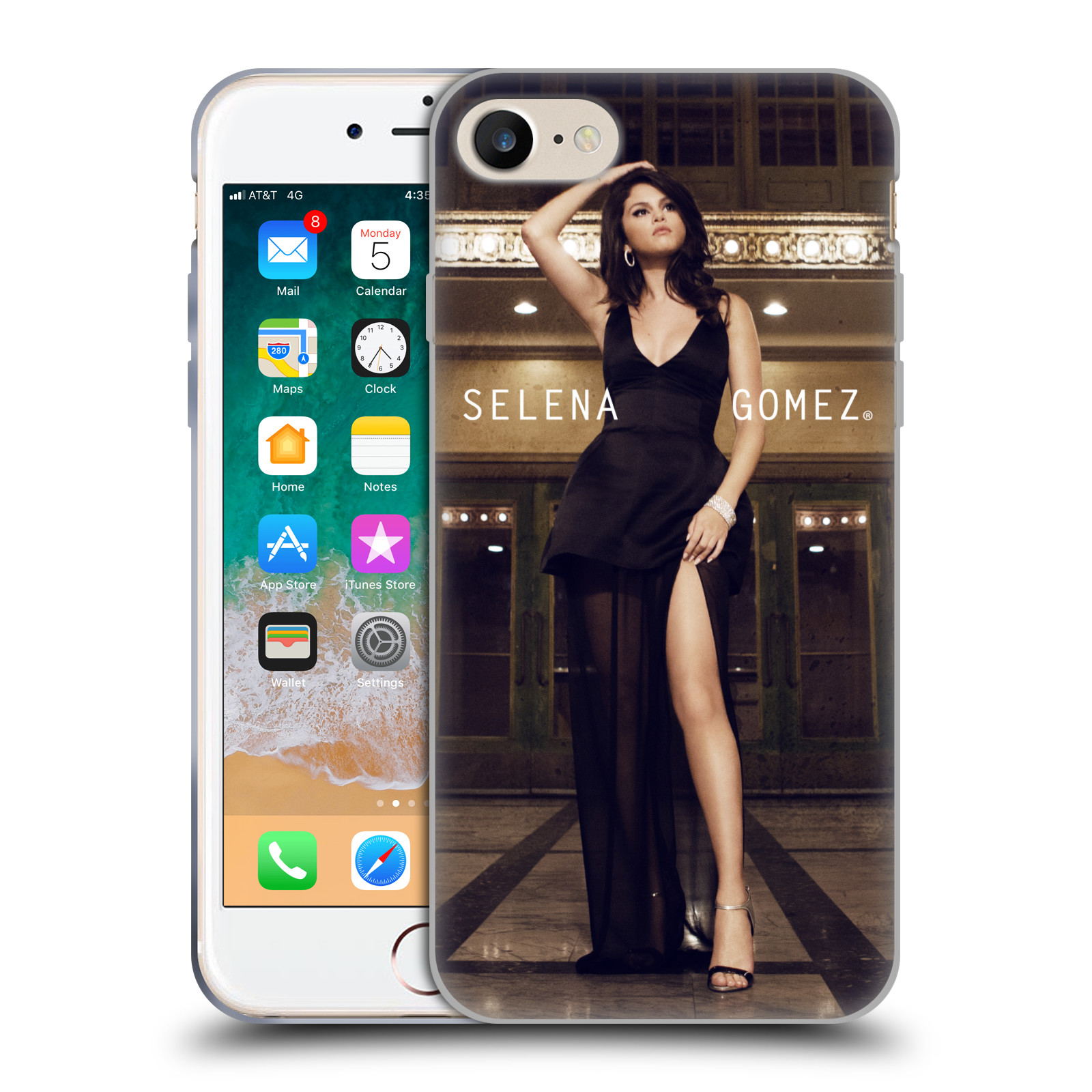 HEAD CASE silikonový obal na mobil Apple Iphone 7 Zpěvačka Selena Gomez foto Revival Same Old Love