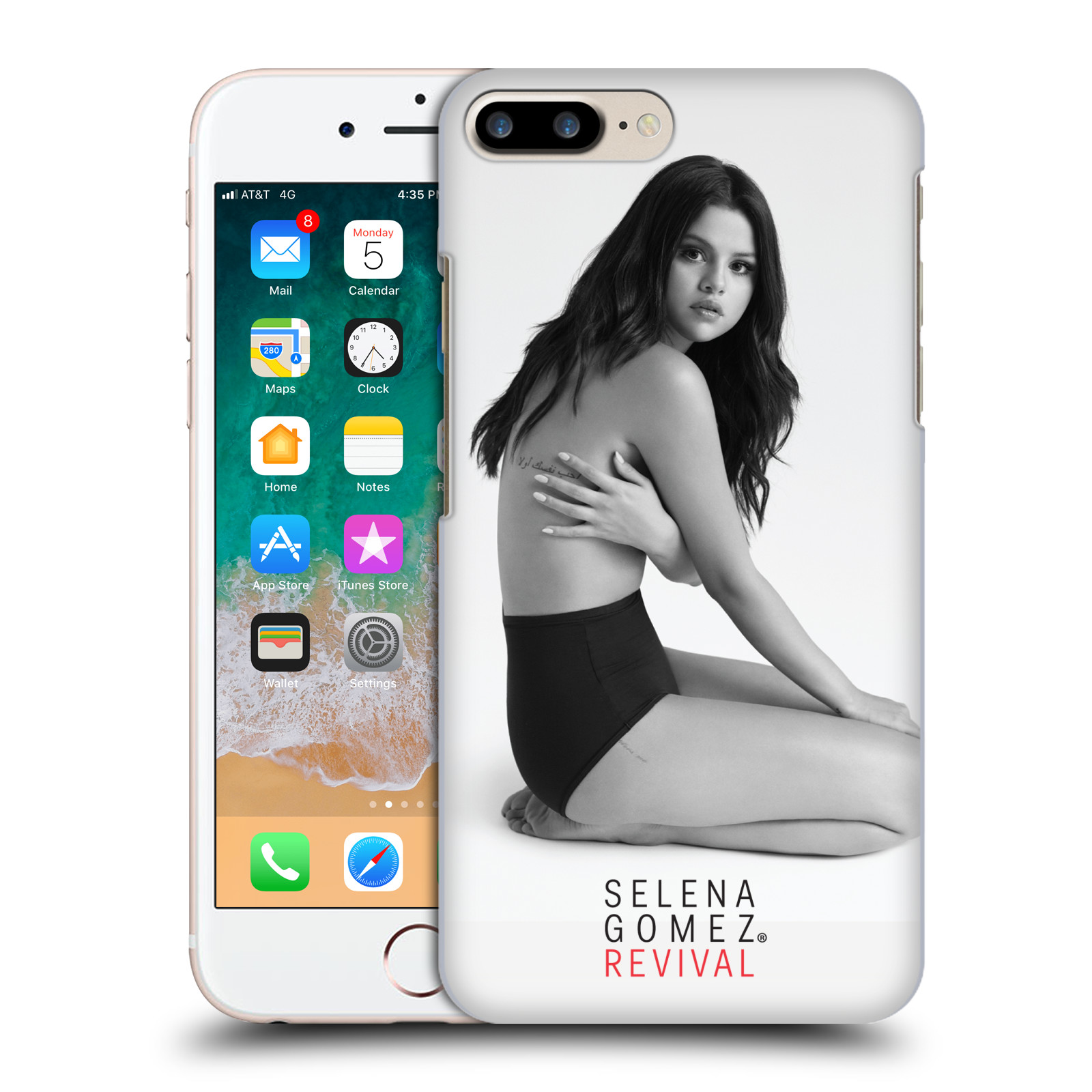 Plastové pouzdro pro mobil Apple Iphone 8 PLUS Zpěvačka Selena Gomez foto Revival profil