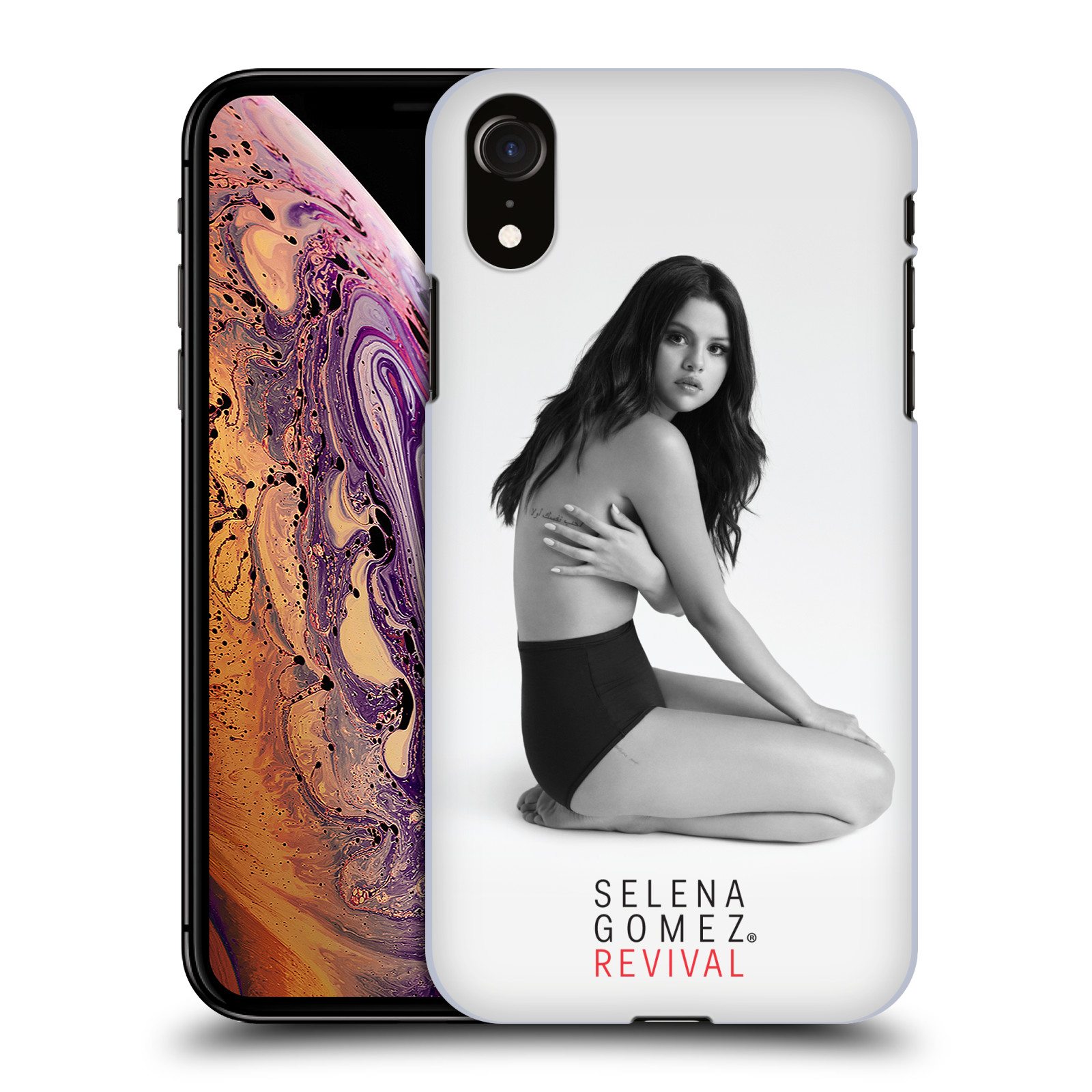 HEAD CASE plastový obal na mobil Apple Iphone XR Zpěvačka Selena Gomez foto Revival profil