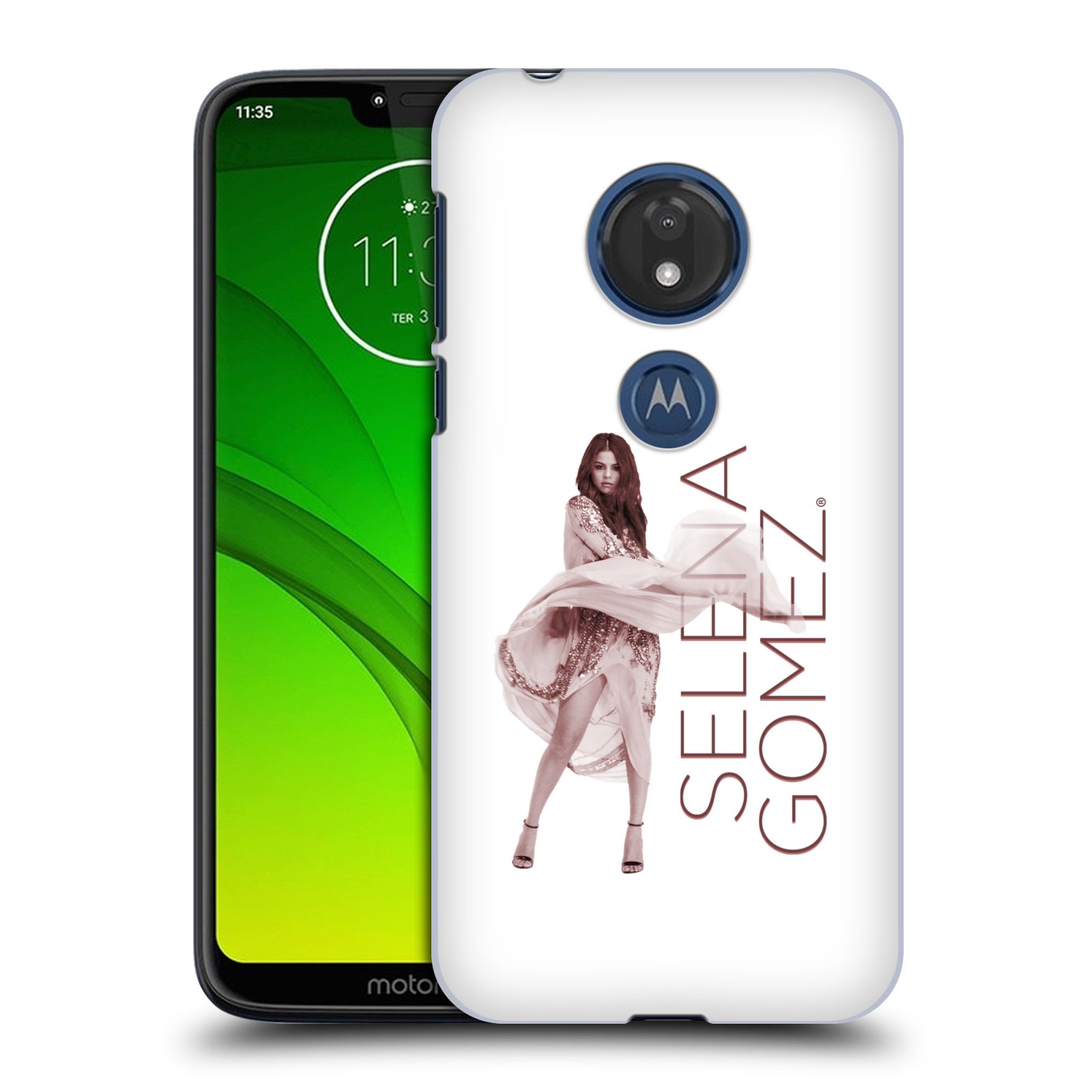 Pouzdro na mobil Motorola Moto G7 Play Zpěvačka Selena Gomez Revival Tour 2016