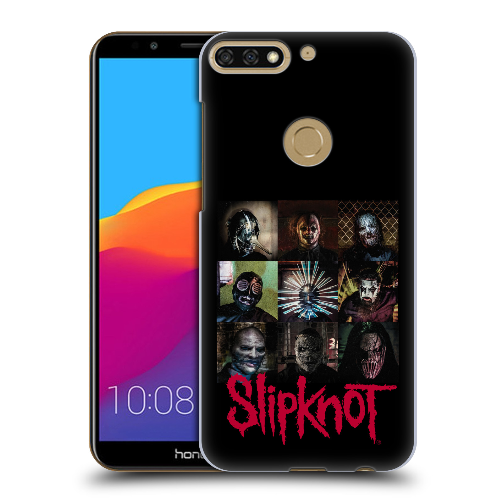 HEAD CASE plastový obal na mobil Honor 7c hudební skupina Slipknot logo velké