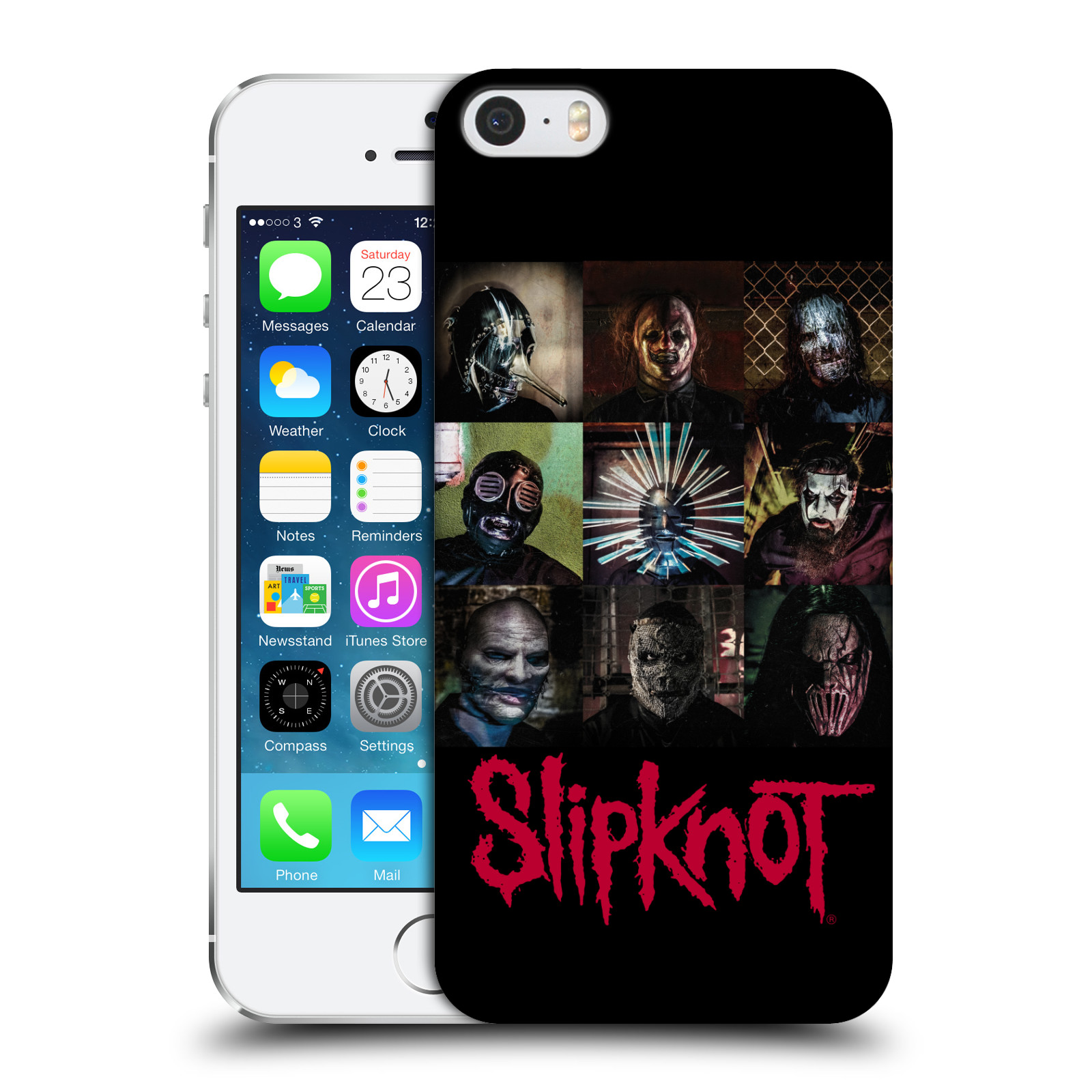 Zadní obal pro mobil Apple Iphone 5/5S/SE 2015 - HEAD CASE - Metal kapela Slipknot