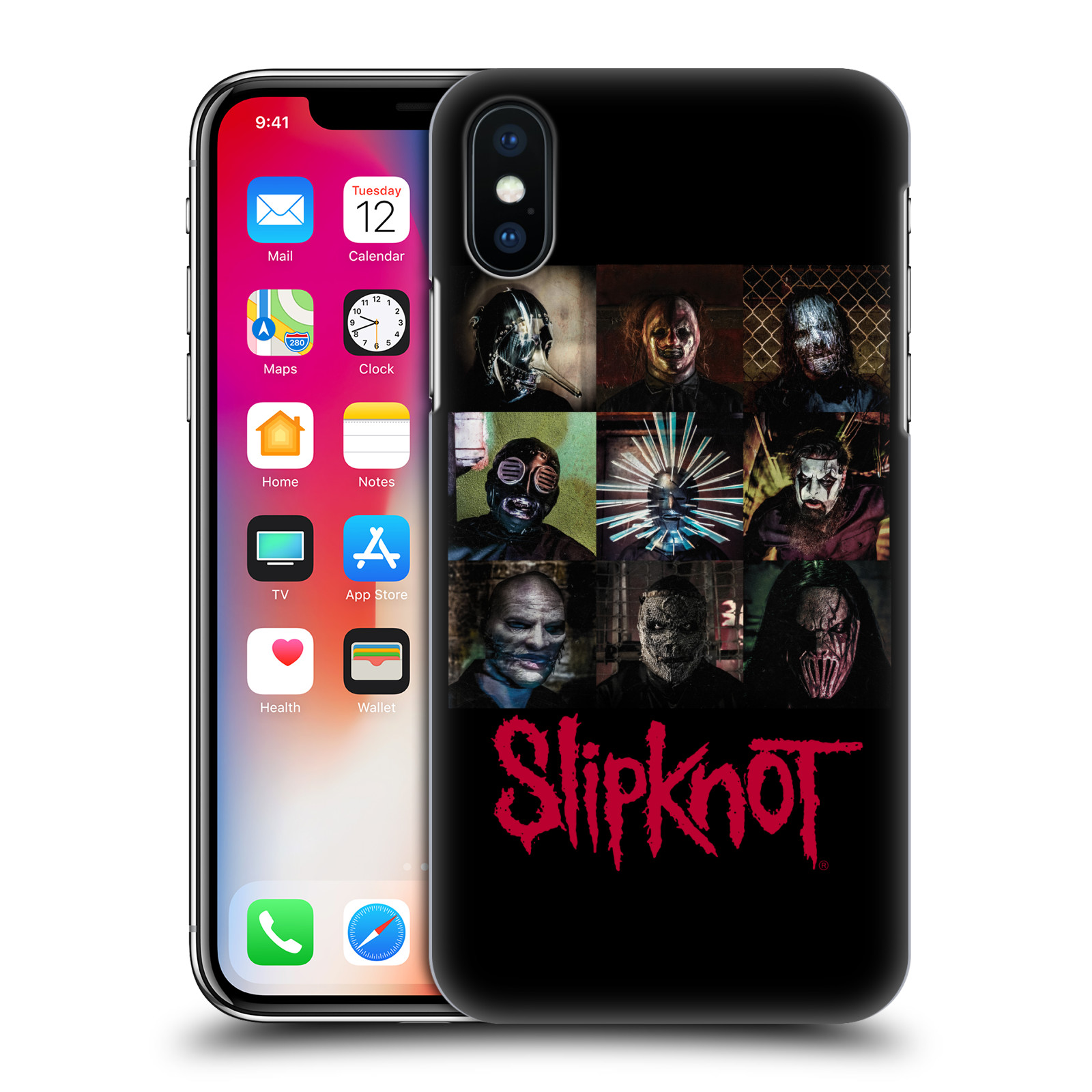 Zadní obal pro mobil Apple Iphone X / XS - HEAD CASE - Metal kapela Slipknot