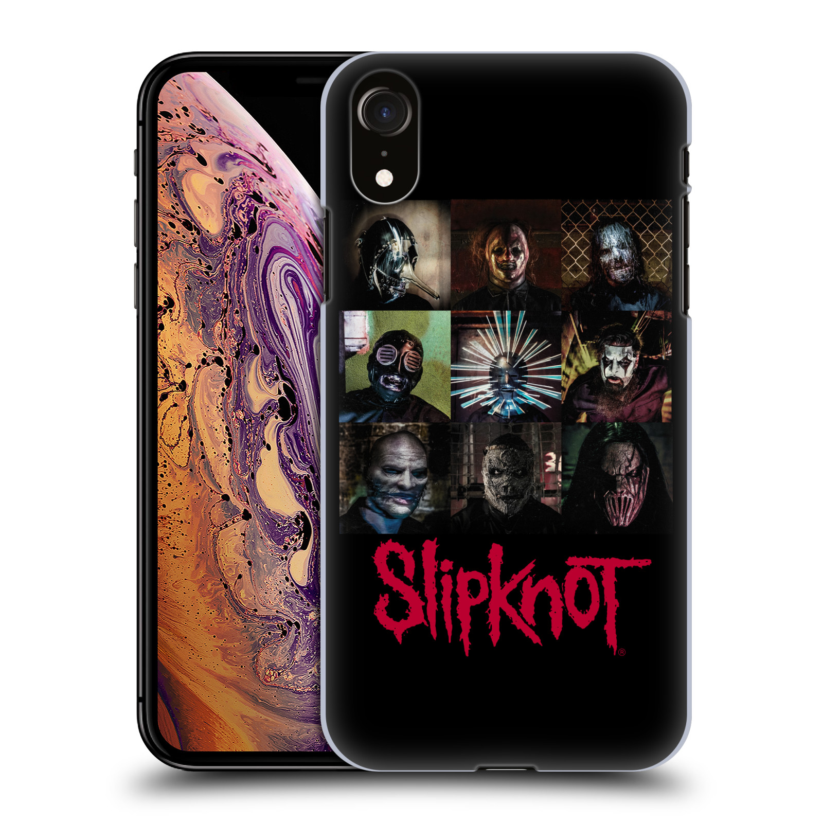 Zadní obal pro mobil Apple Iphone XR - HEAD CASE - Metal kapela Slipknot